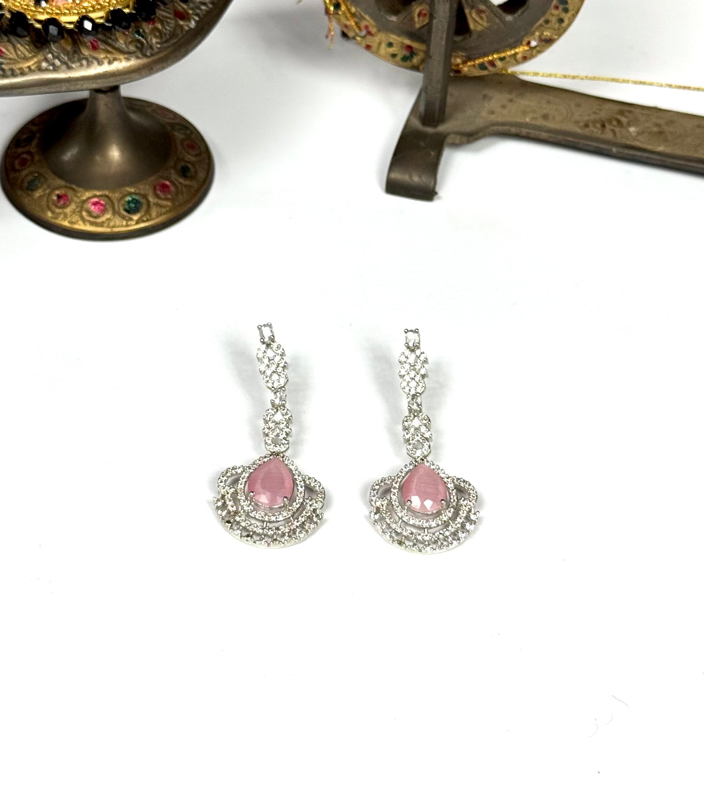 American Diamond 1 karat Earrings