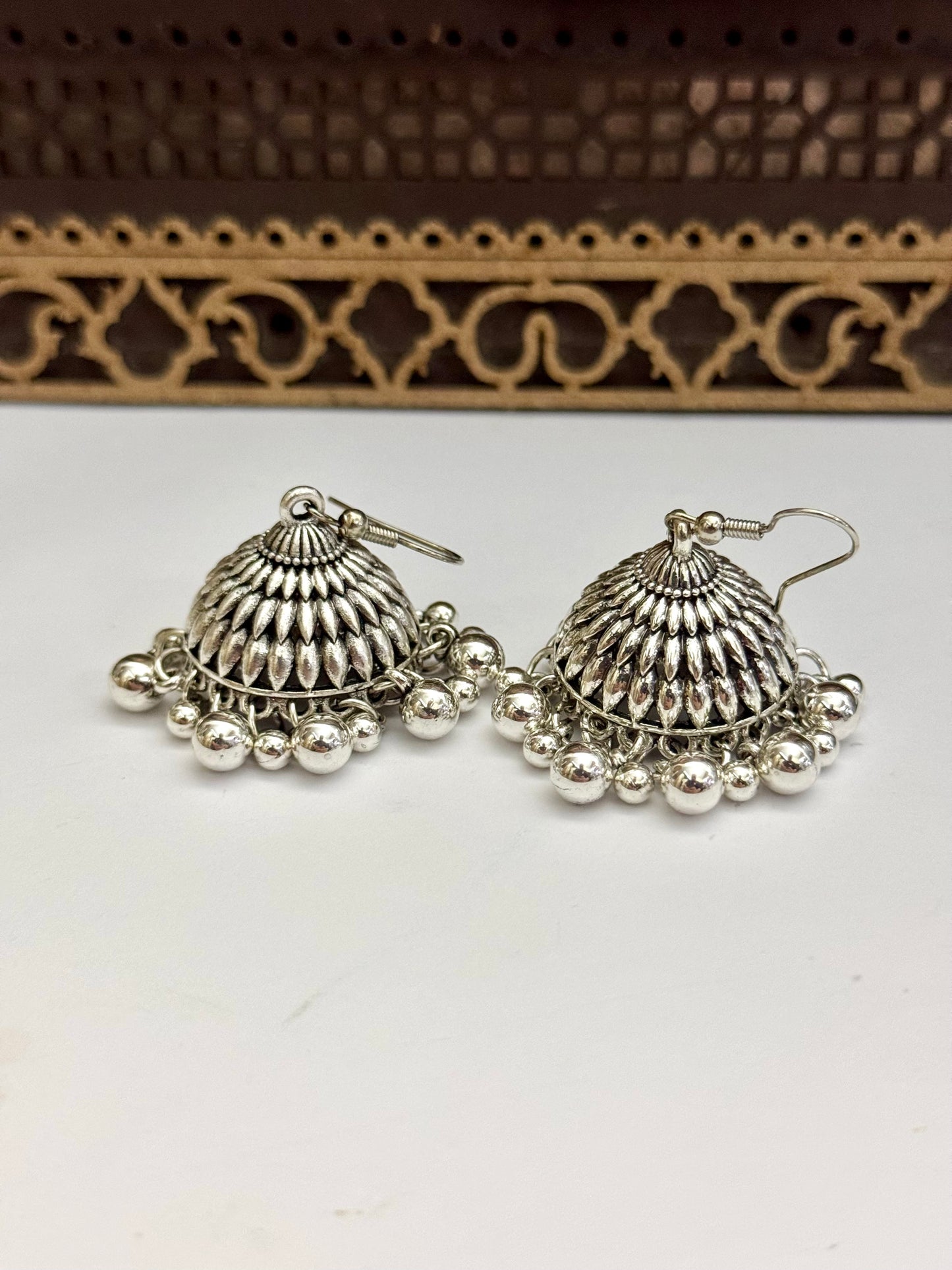 Oxidised jhumka