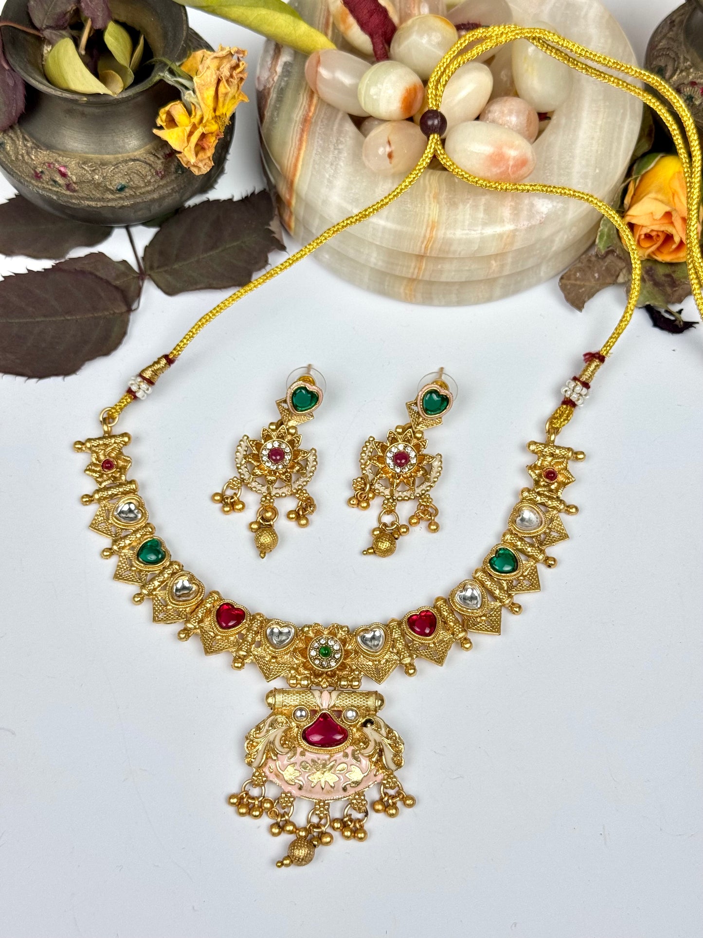 Rajwadi Noor Necklace set