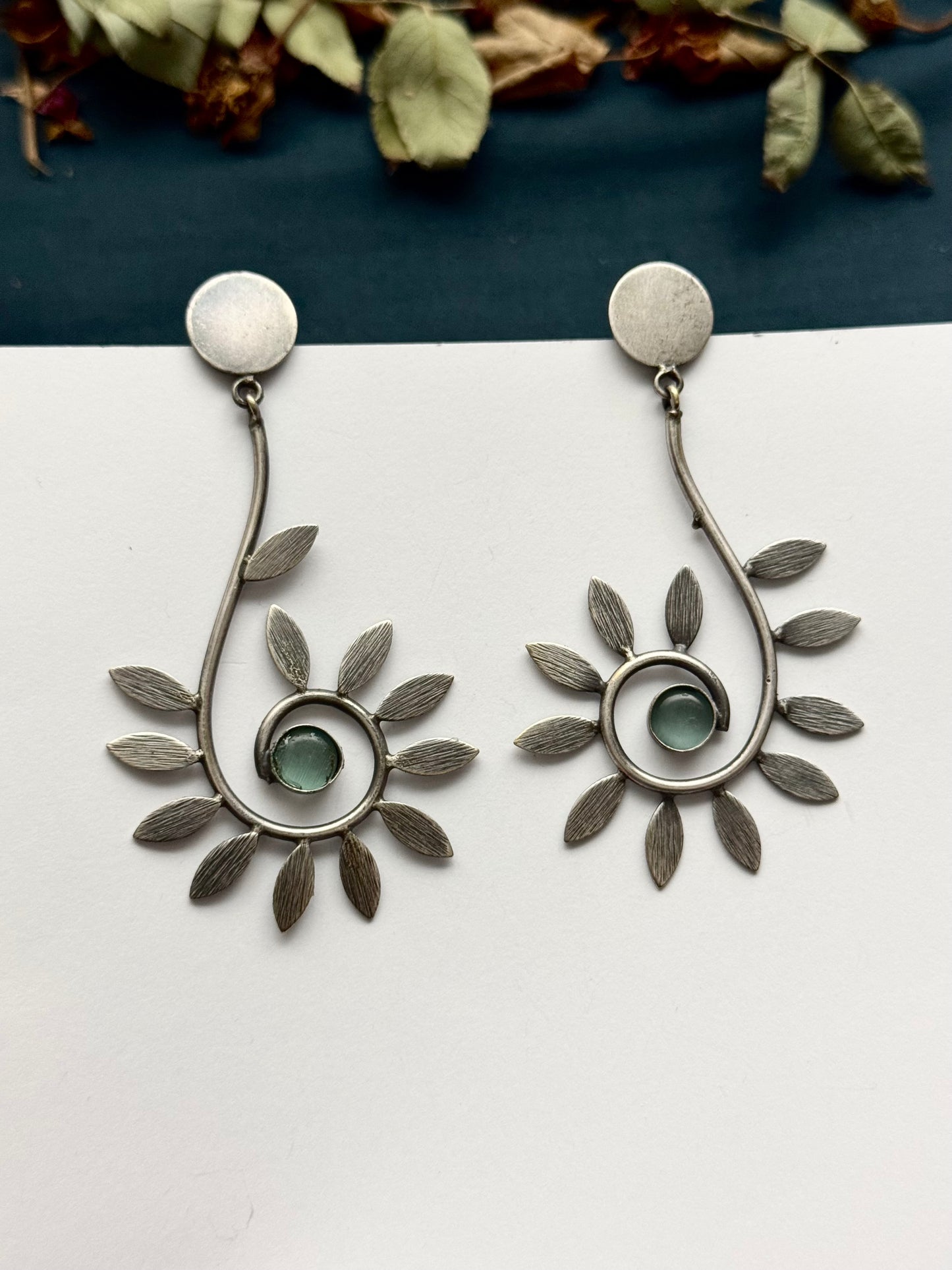 Premium Brass made Oxidised Earrings