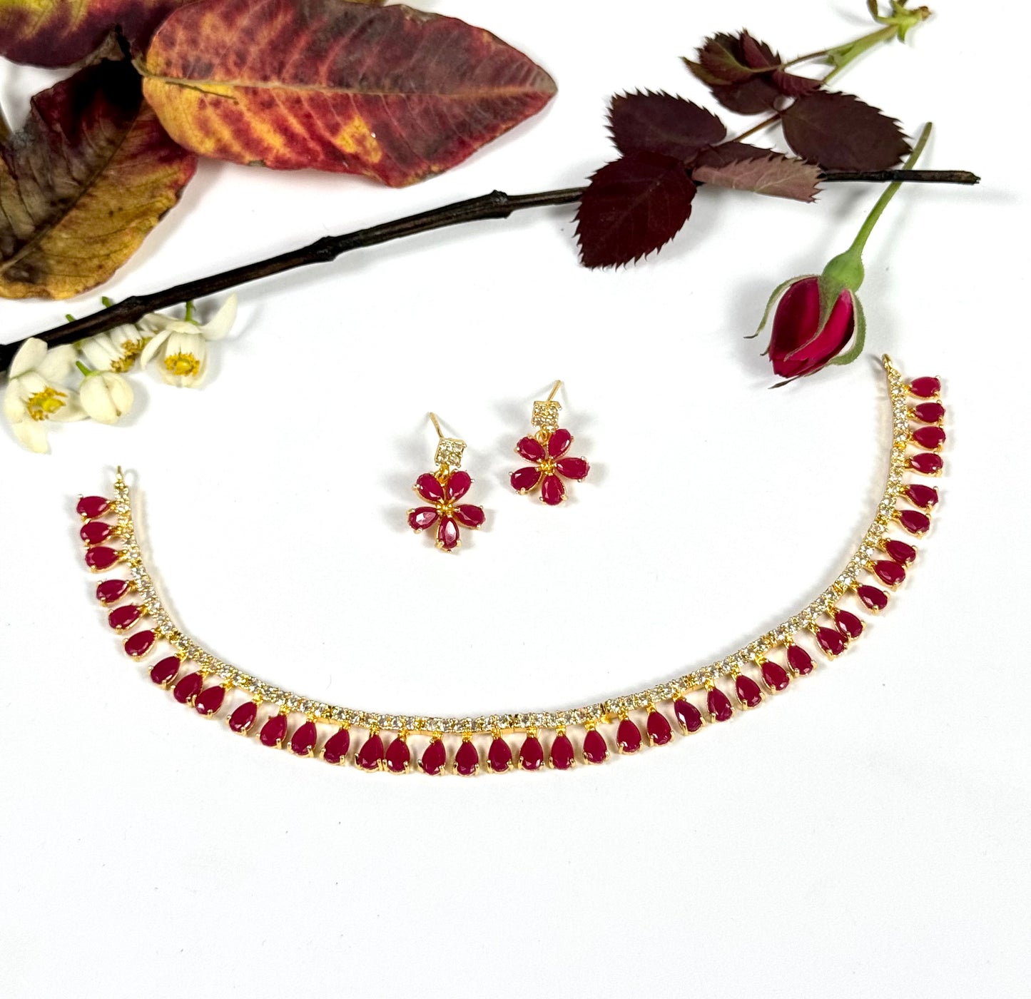 American Diamond Necklace set