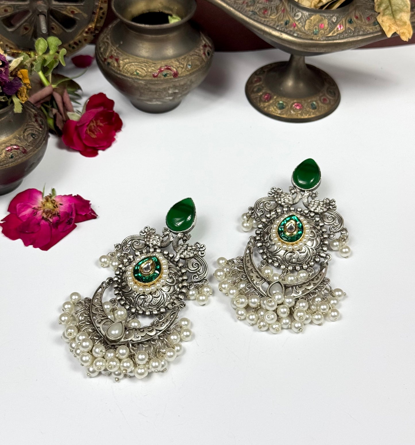 Premium oxidised Aisha Earrings