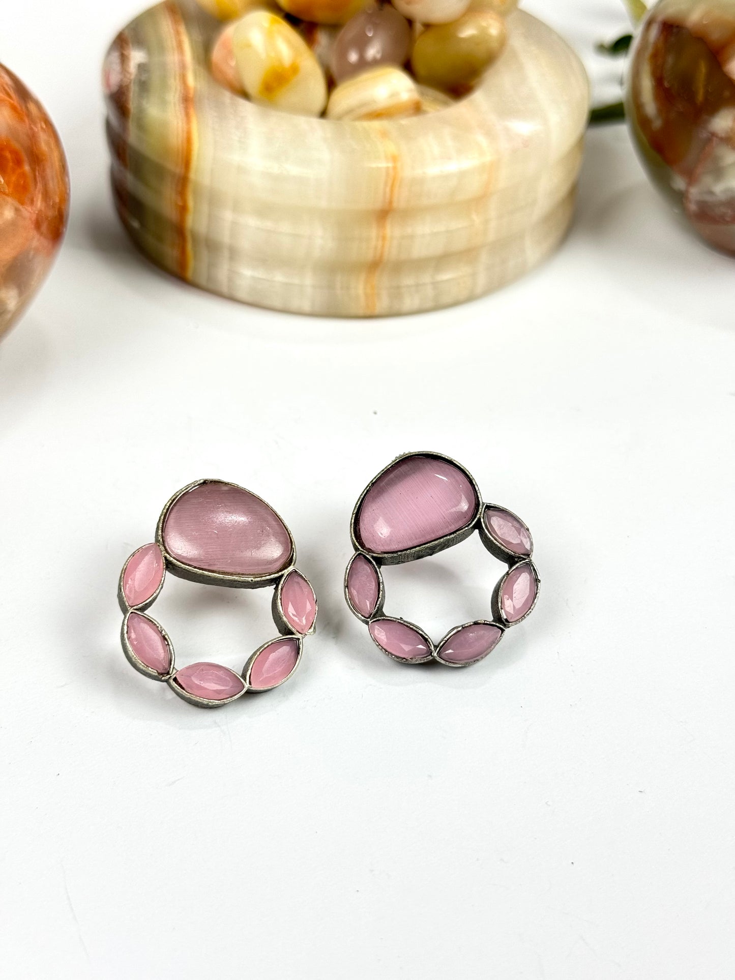 Premium Brass made Oxidised Earrings