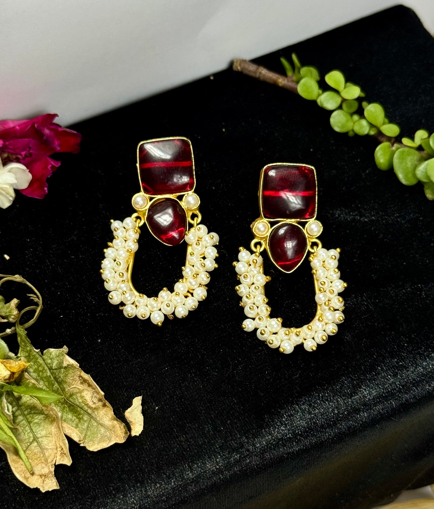 Premium Brass Mehwish Earrings