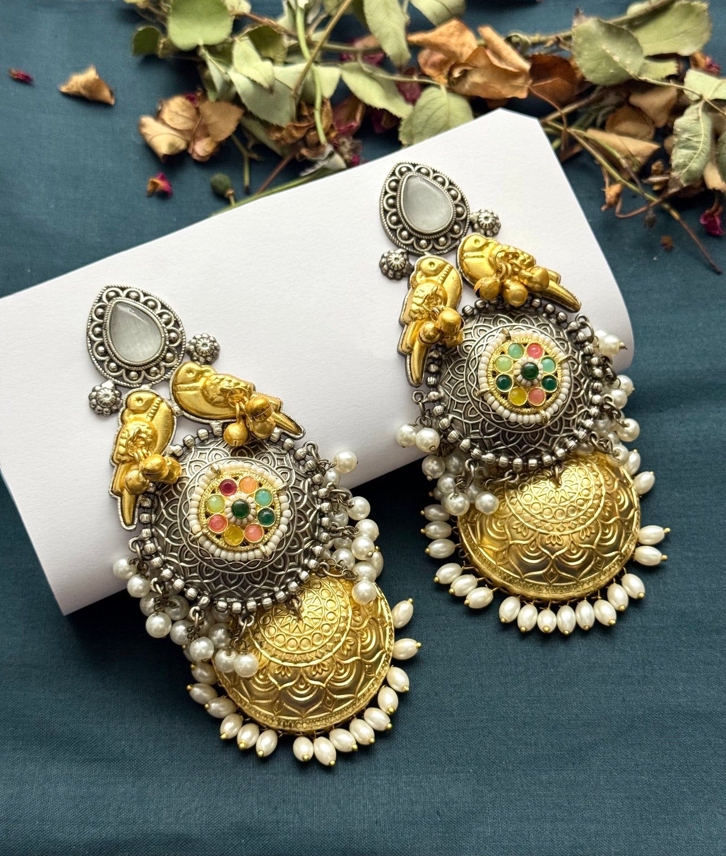 Premium Oxidised Alizeh Full size Jhumka