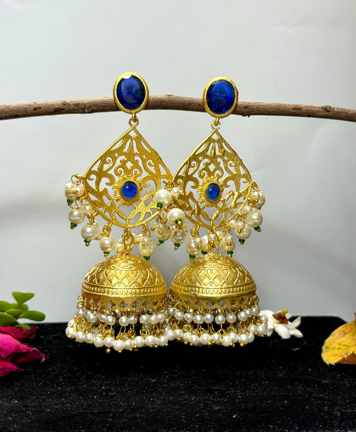 Premium Brass sara Jhumka