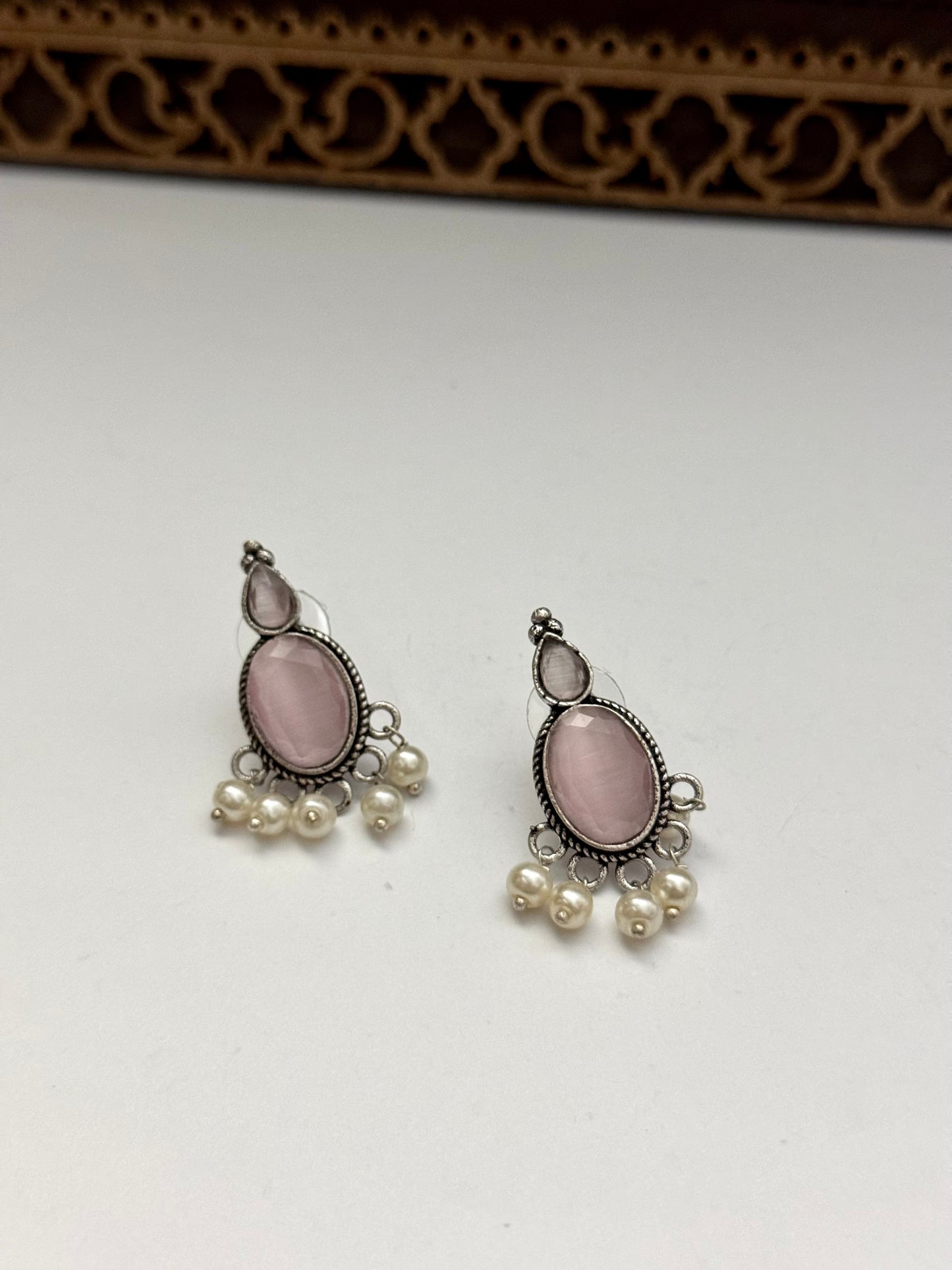 Premium brass made oxidised Earrings
