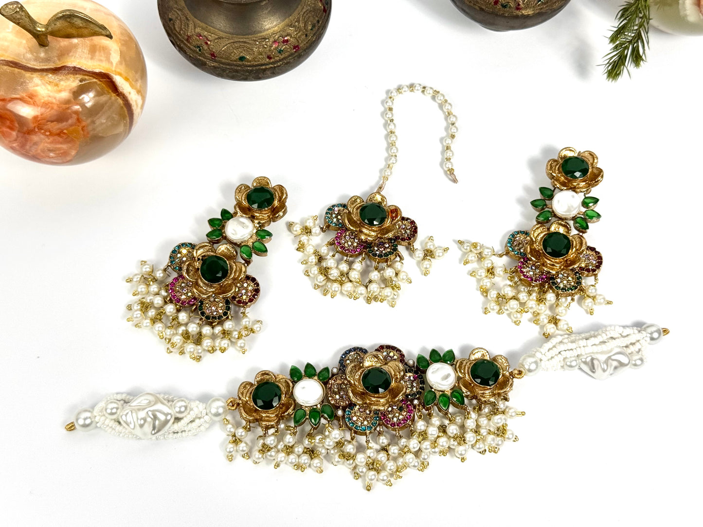 Turkish Phool Choker set