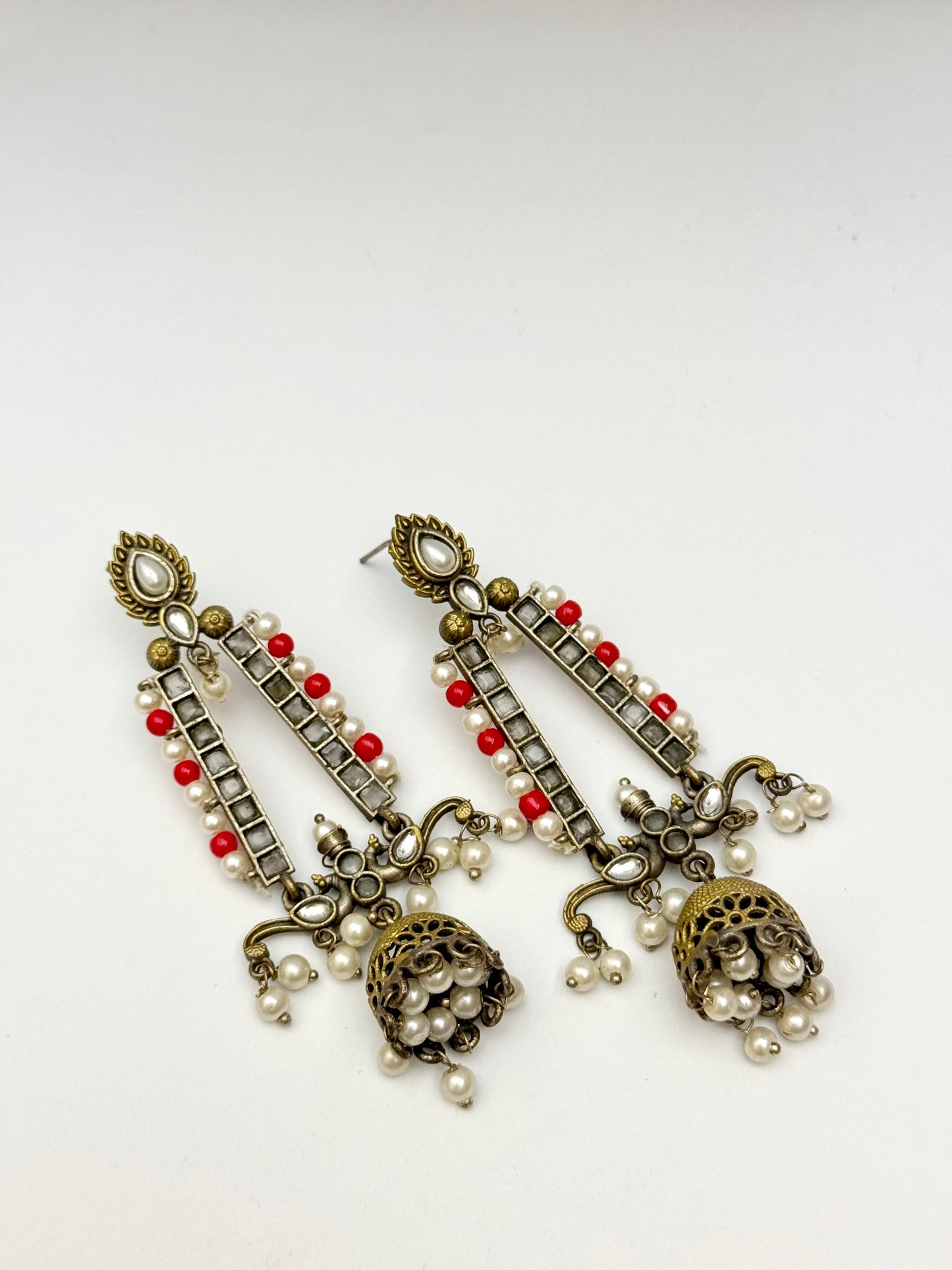 Premium Brass made Oxidised Jhumka