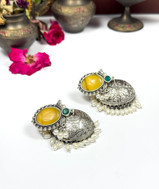 Premium Oxidised kamala Jhumka