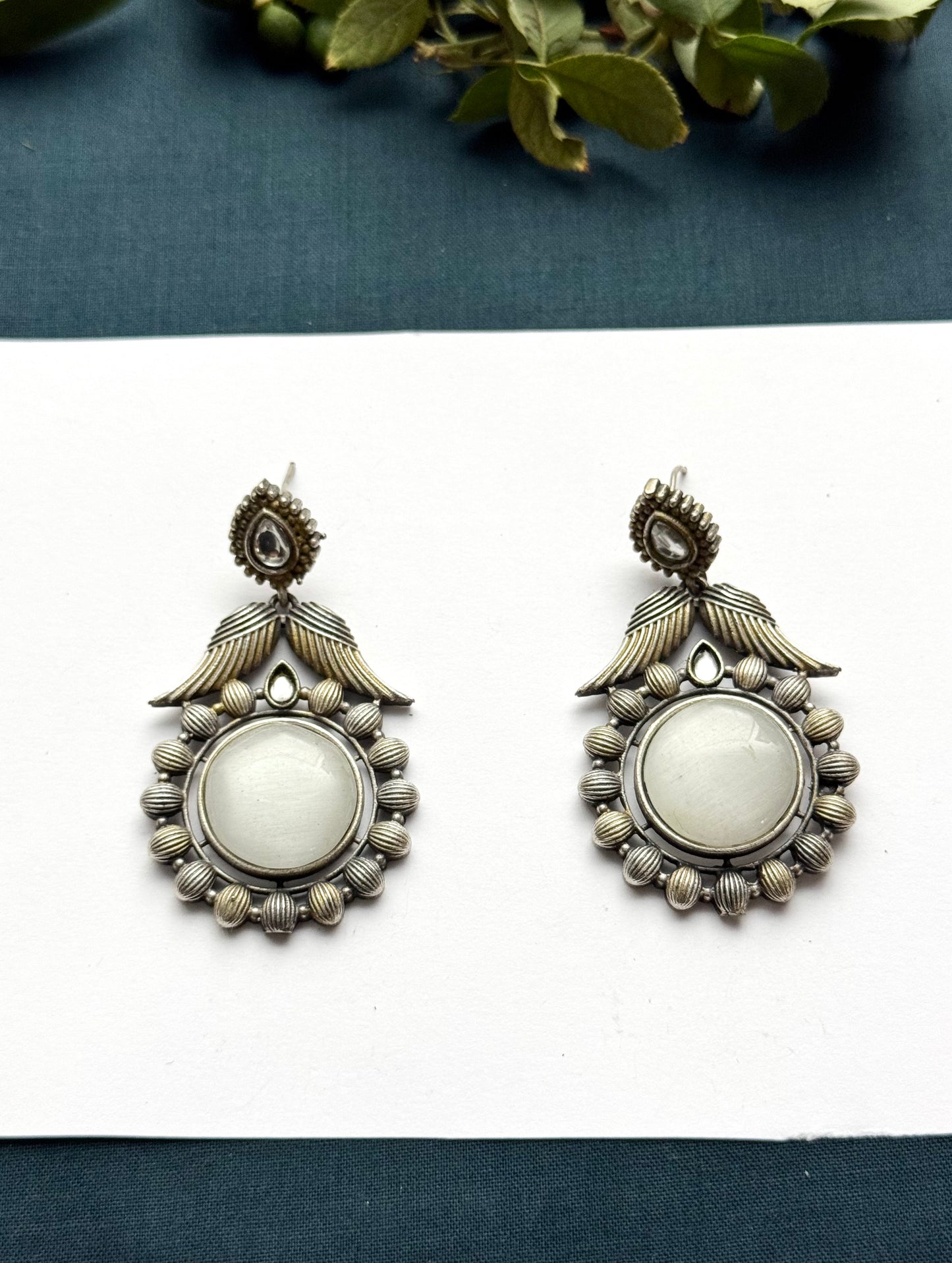 Premium Oxidised Anissa Earrings