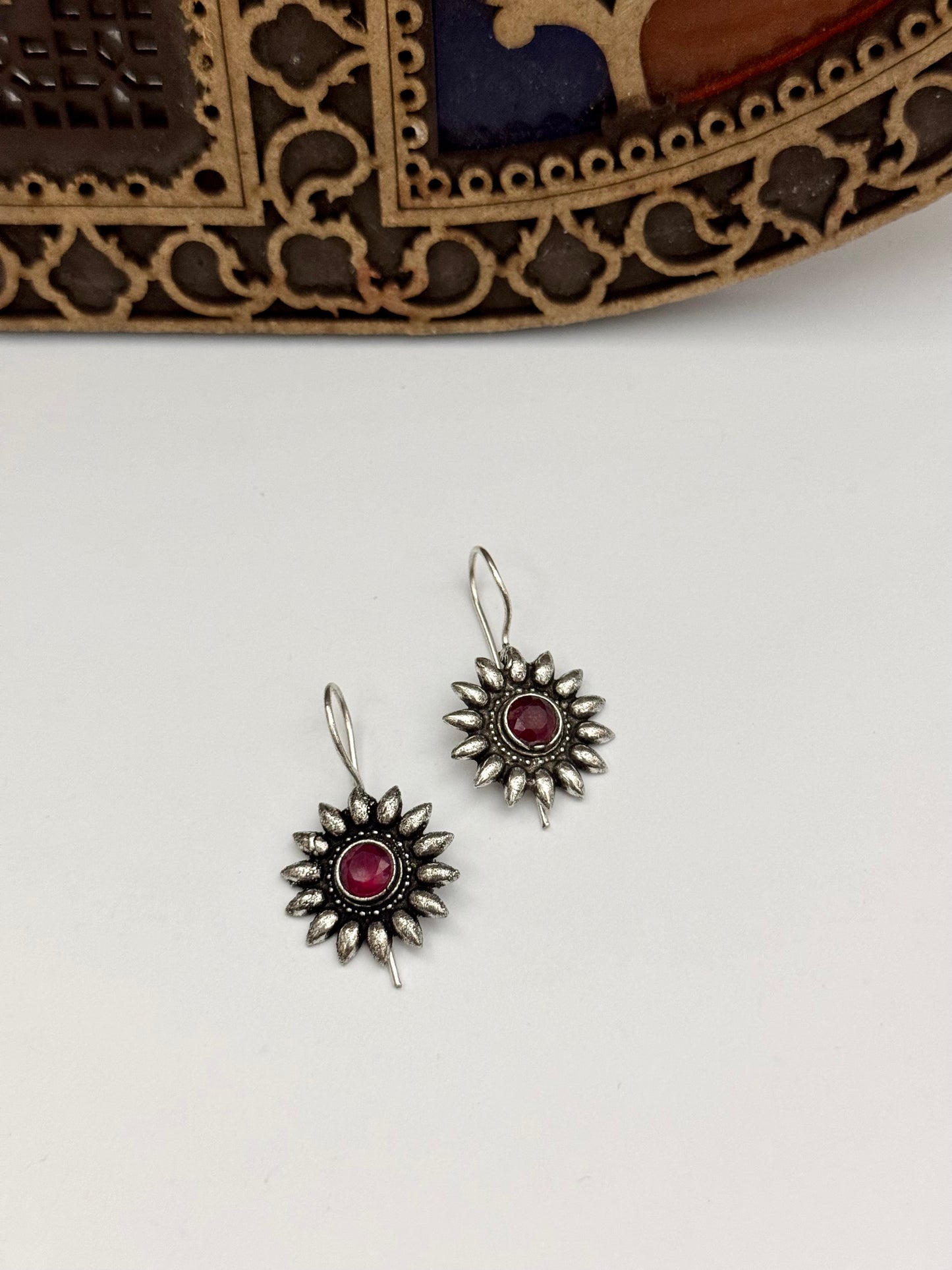 Premium oxidised Brass made Earrings