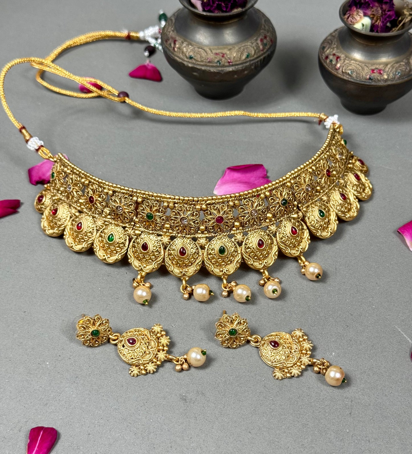 Rajwadi Choker set