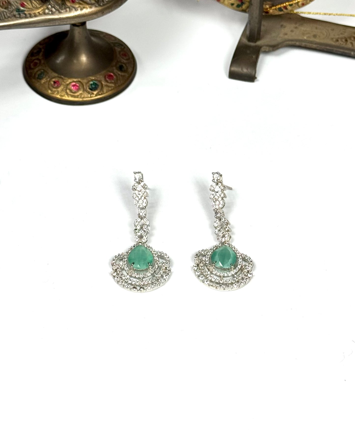 American Diamond 1 karat Earrings