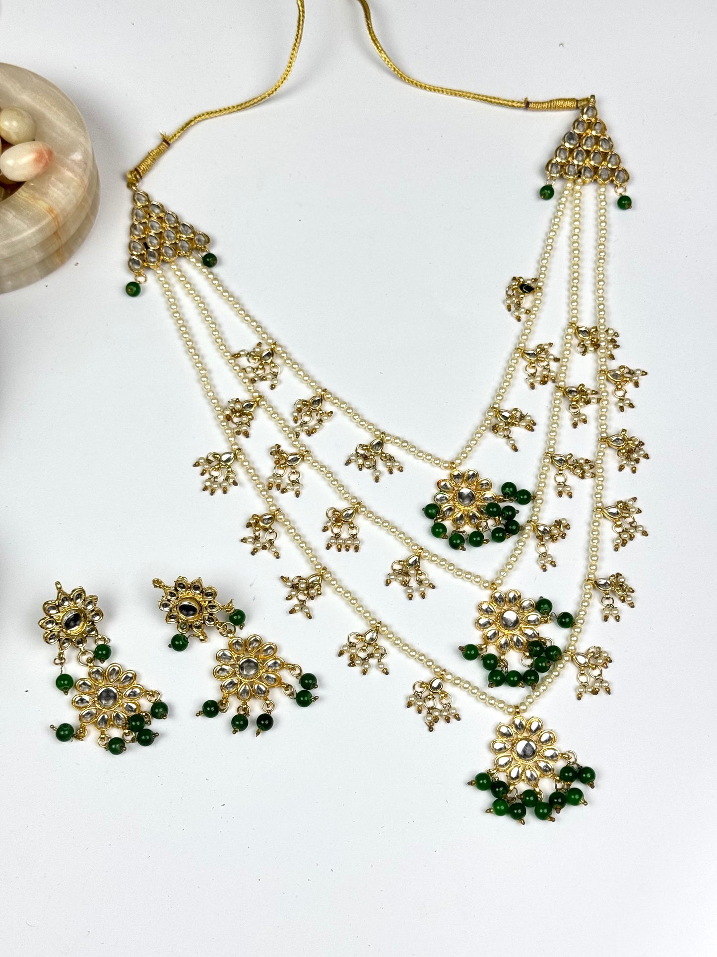 Imported Kundn 3 layers Mala set