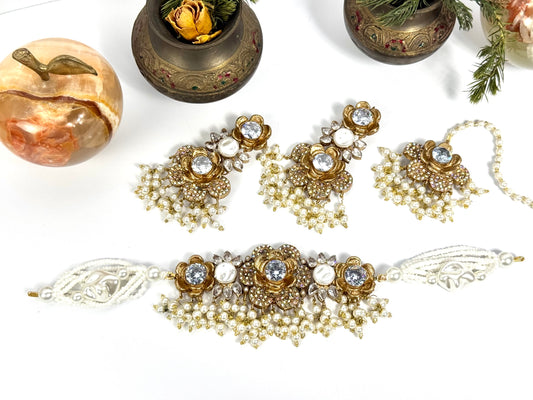 Turkish Phool Choker set