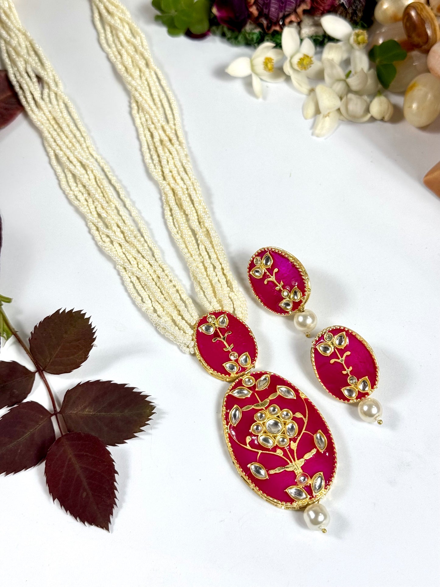 Imported Mina Kundn Mala Set
