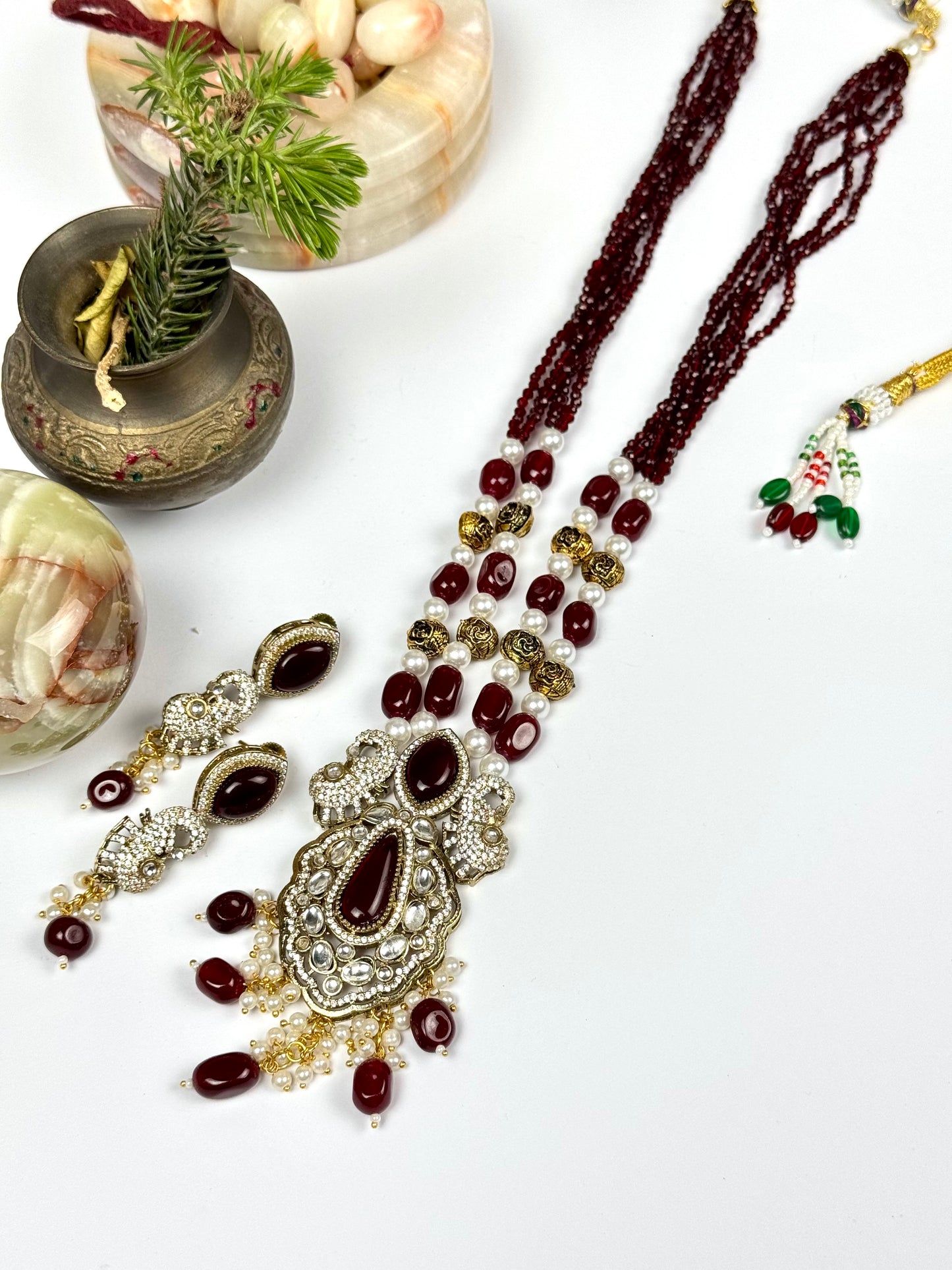 Imported Premium Kundn Mala Set