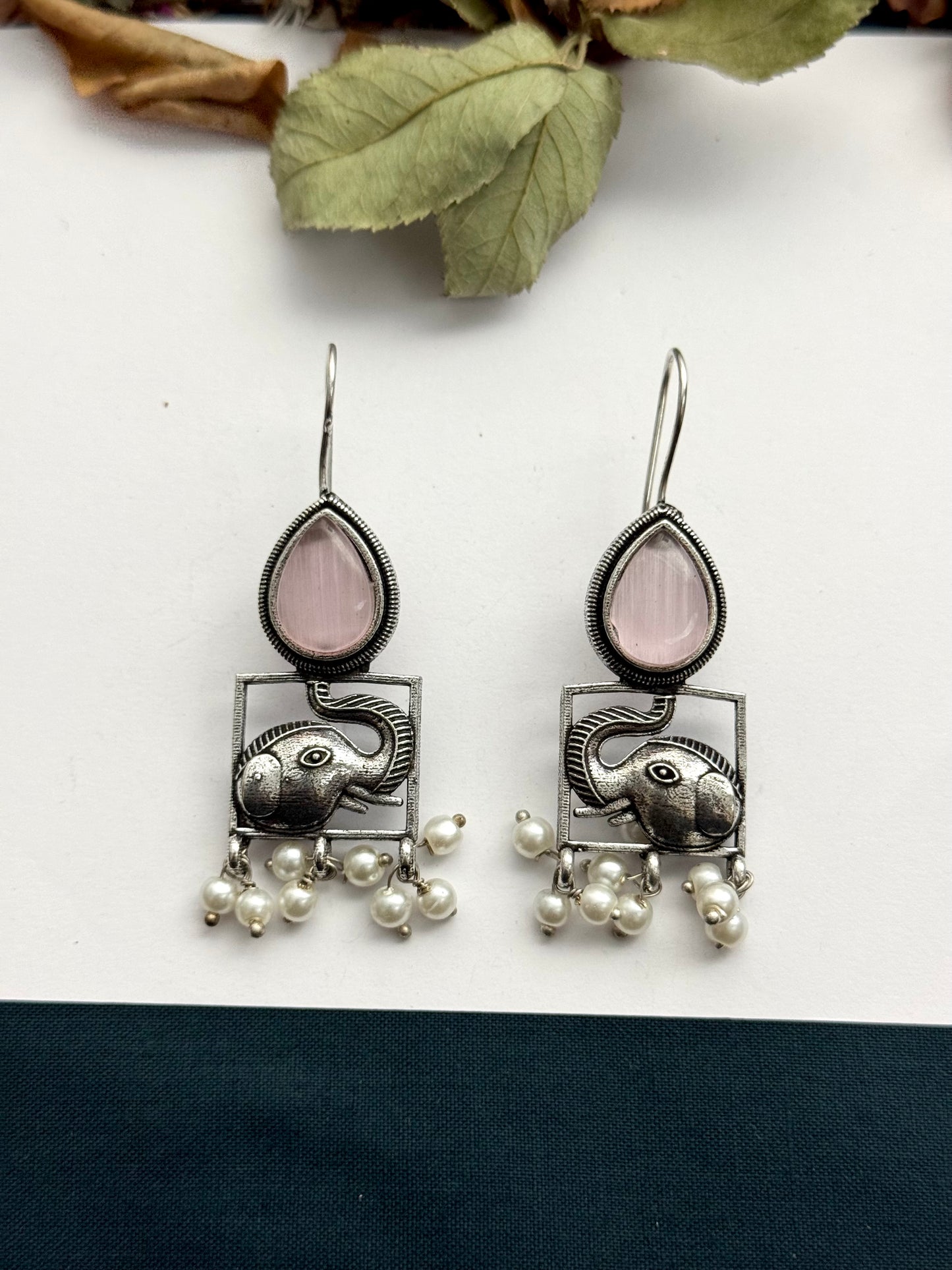 Premium brass made Oxidised Earrings