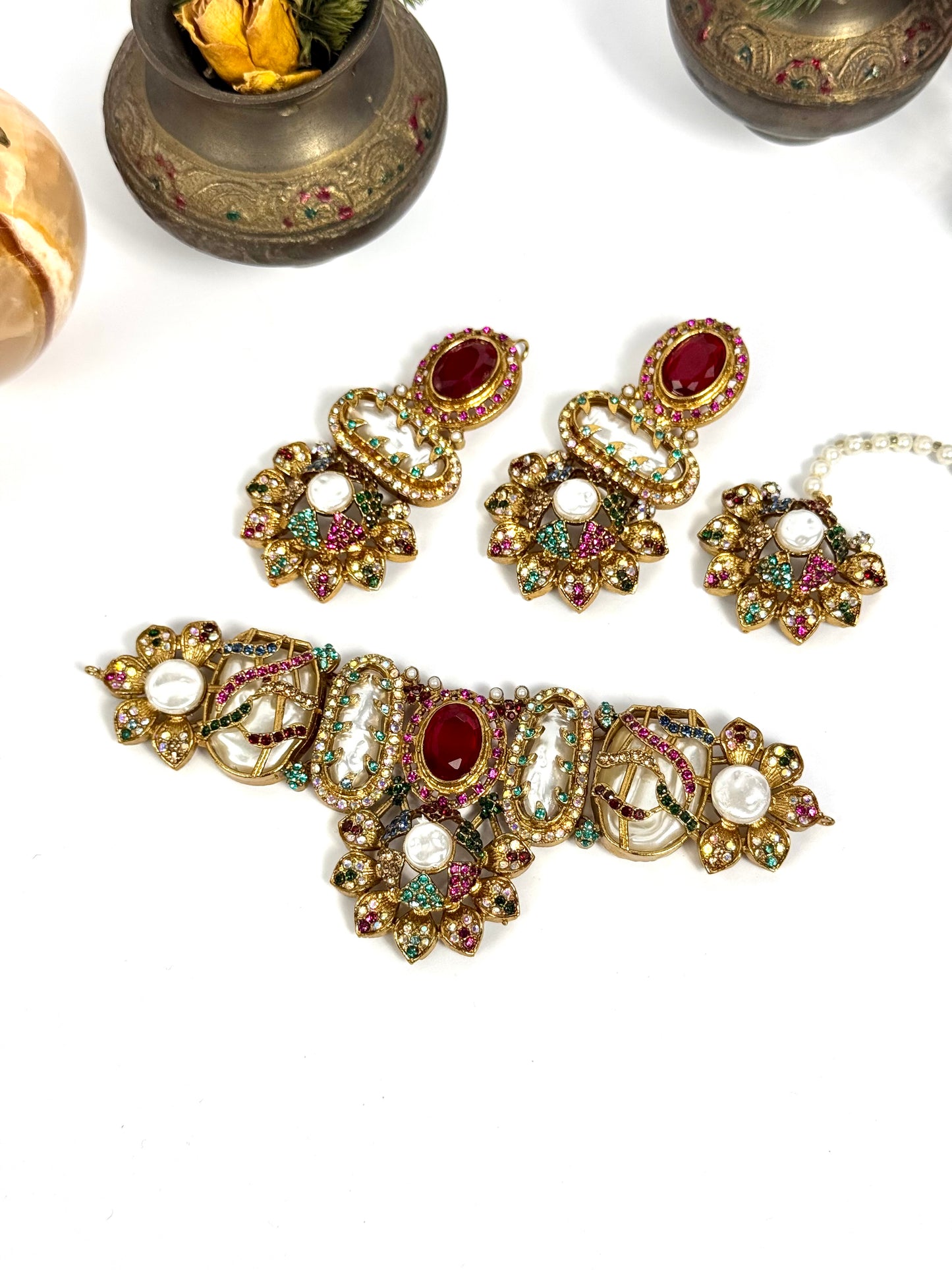 Turkish Aliya Choker set