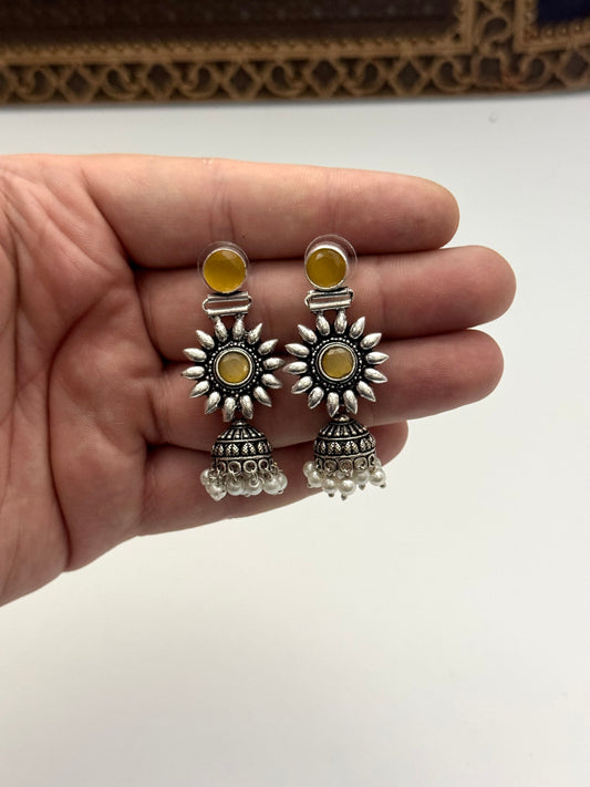 Premium Brass made oxidised Earrings