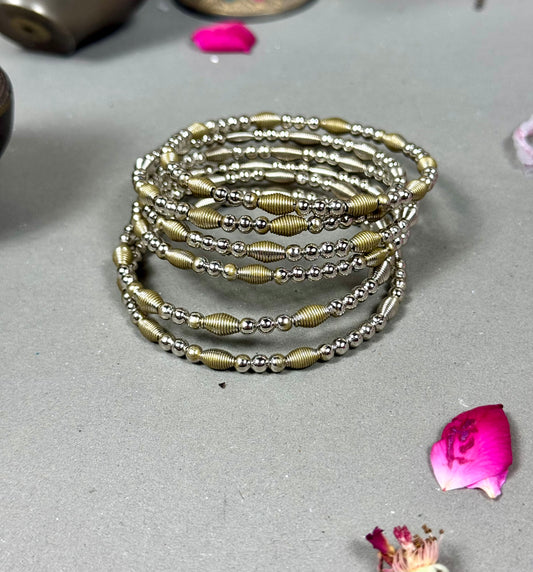 Metal bangles set