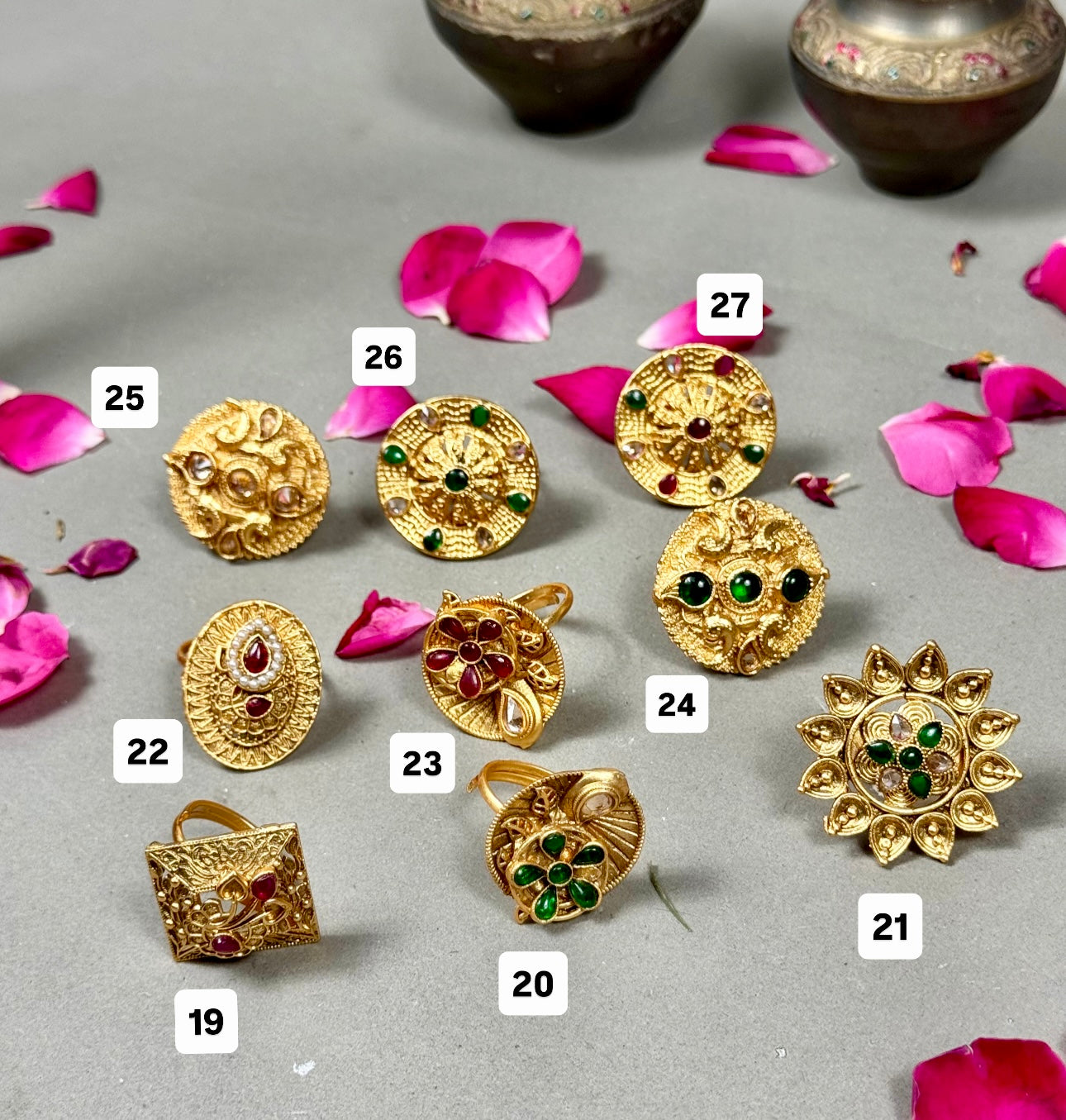 Rajwadi Adjustable Rings