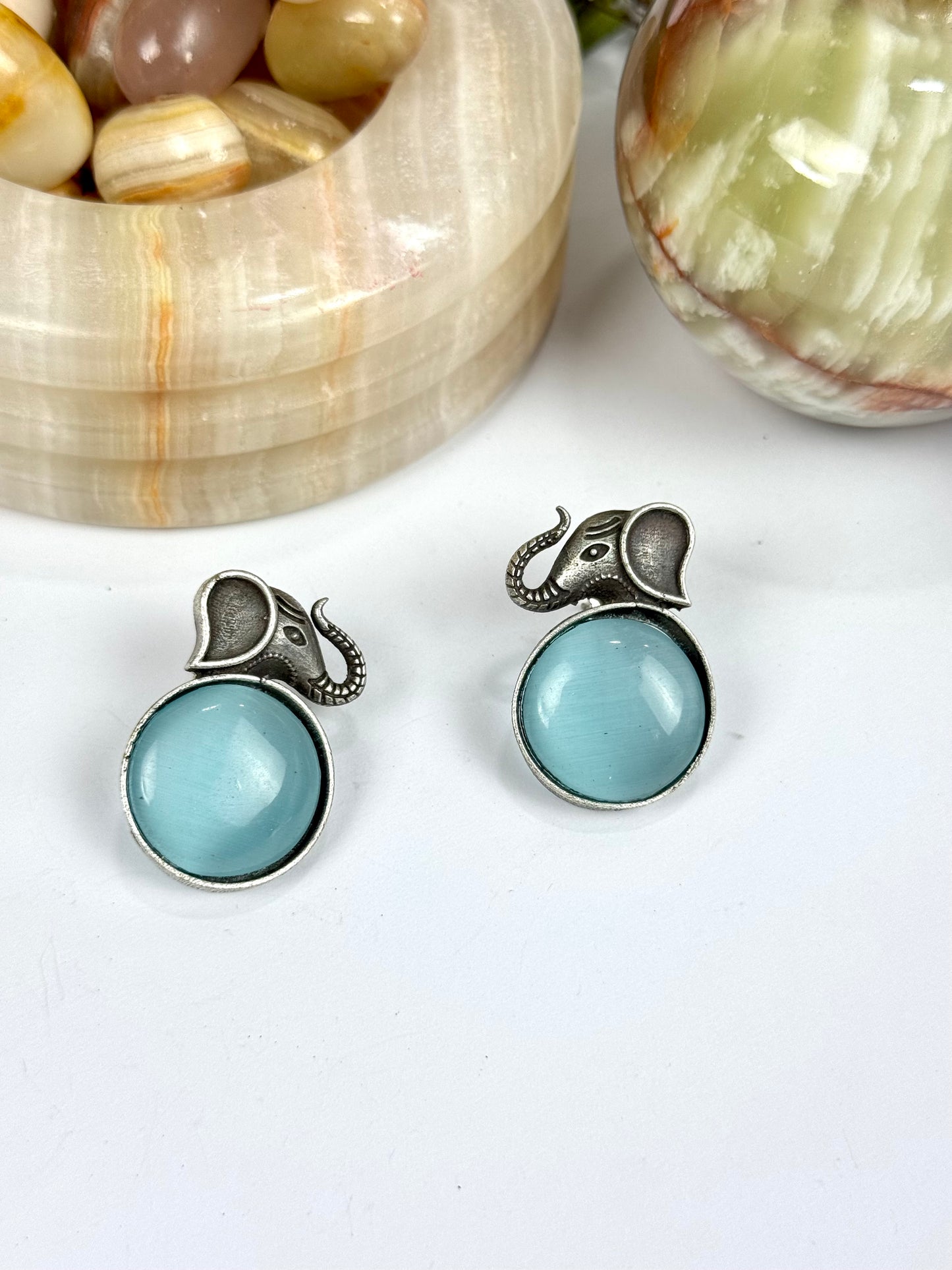 Premium Oxidised Brass Made Earrings