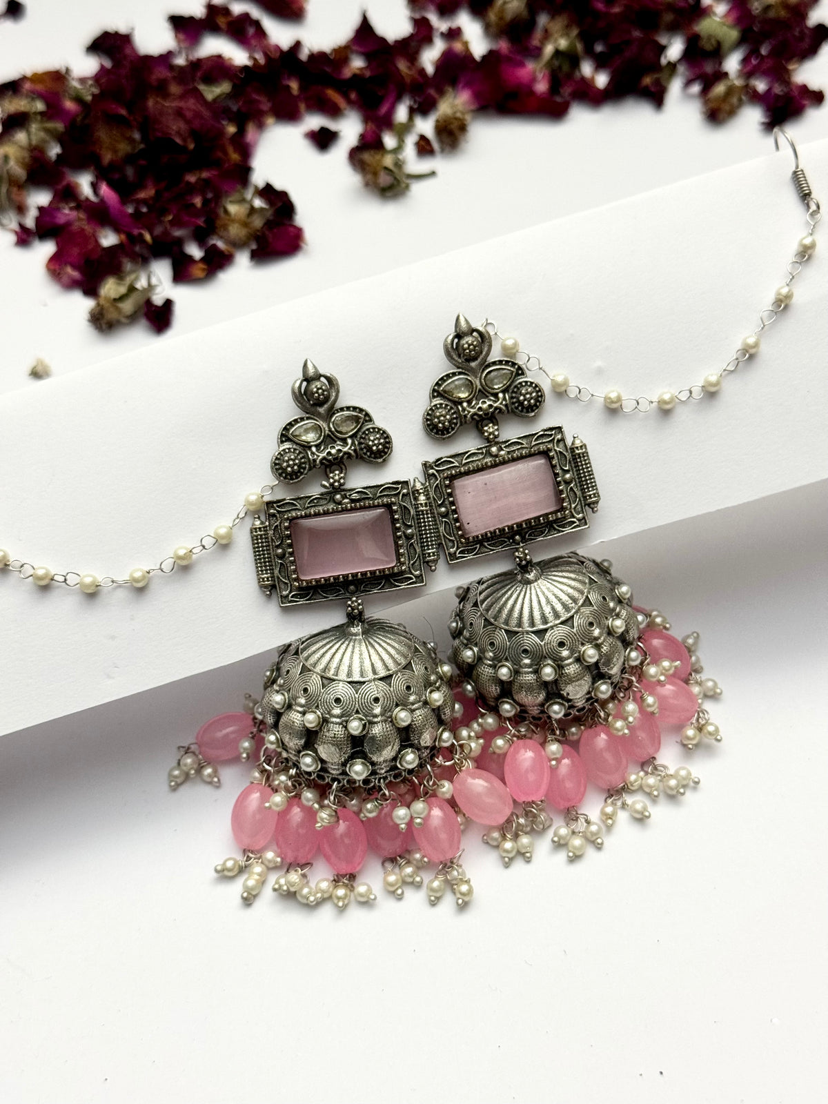 Premium Oxidised Brass made Full size jhumka