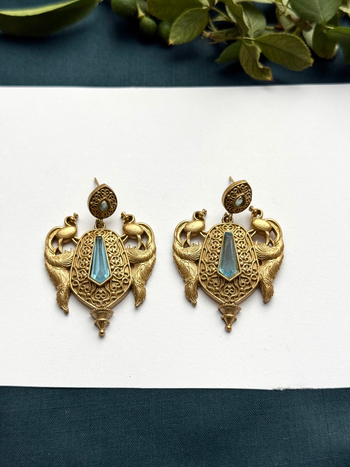 Premium Brass made oxidised Earrings