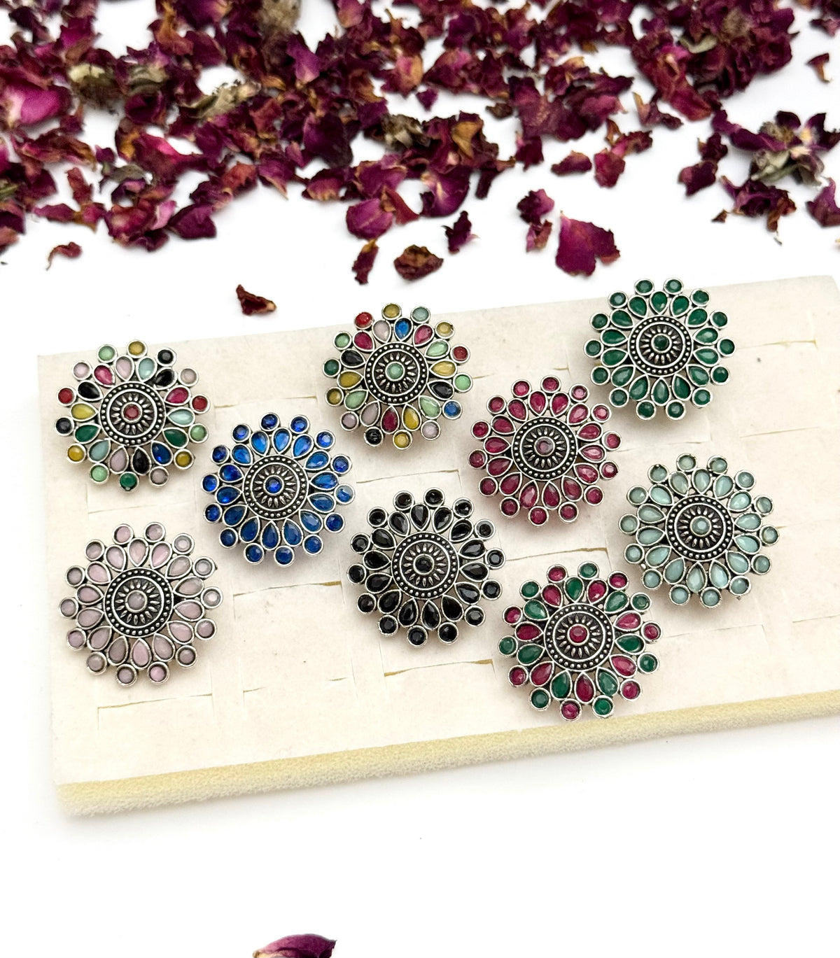 Premium oxidised Adjustable Rings