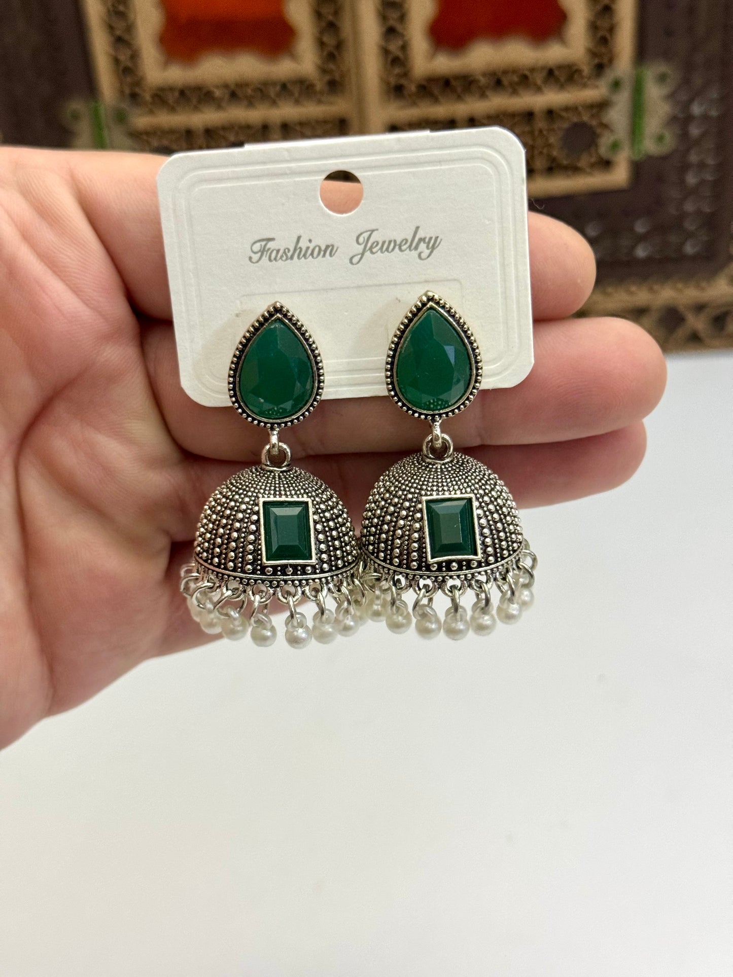 Chinese in budget Oxidised Earrings