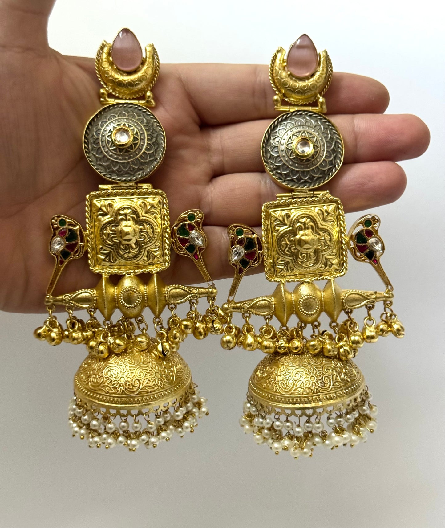 Premium Oxidised kasmiri Jhumka