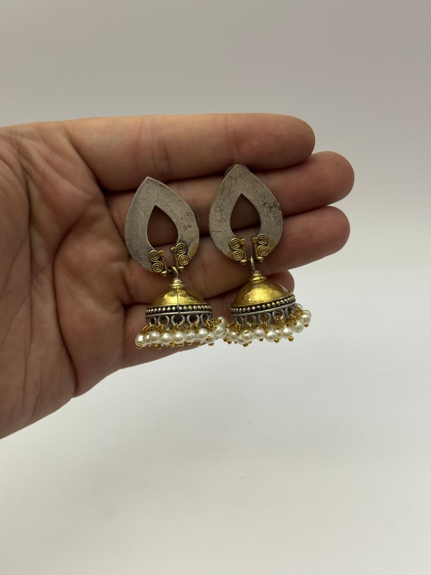 Premium oxidised Brass made Earrings