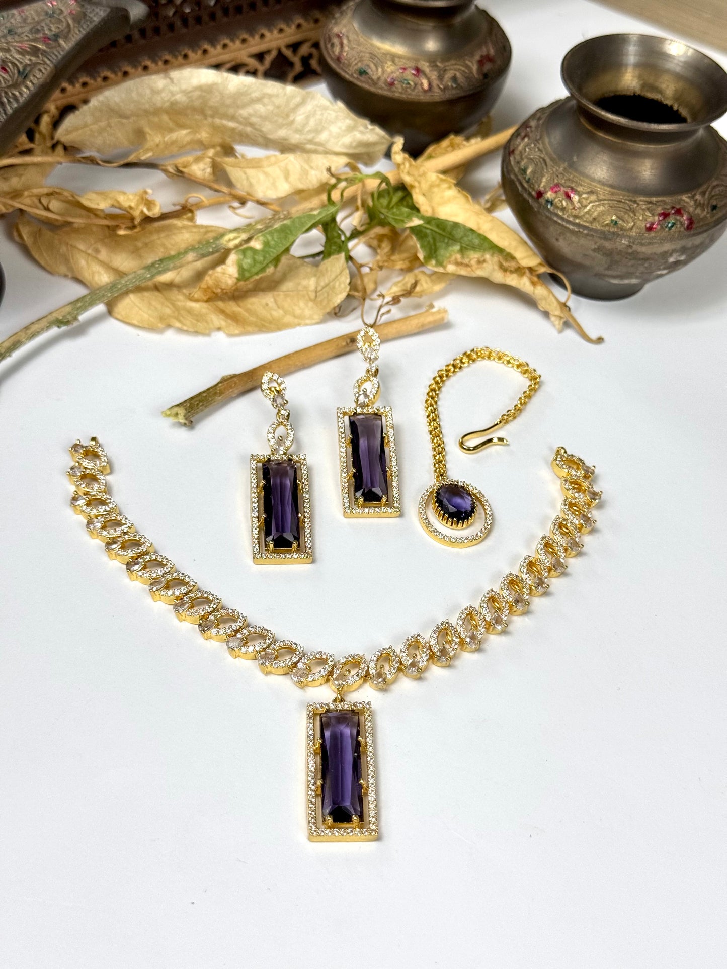 American Diamond 1 karat Set