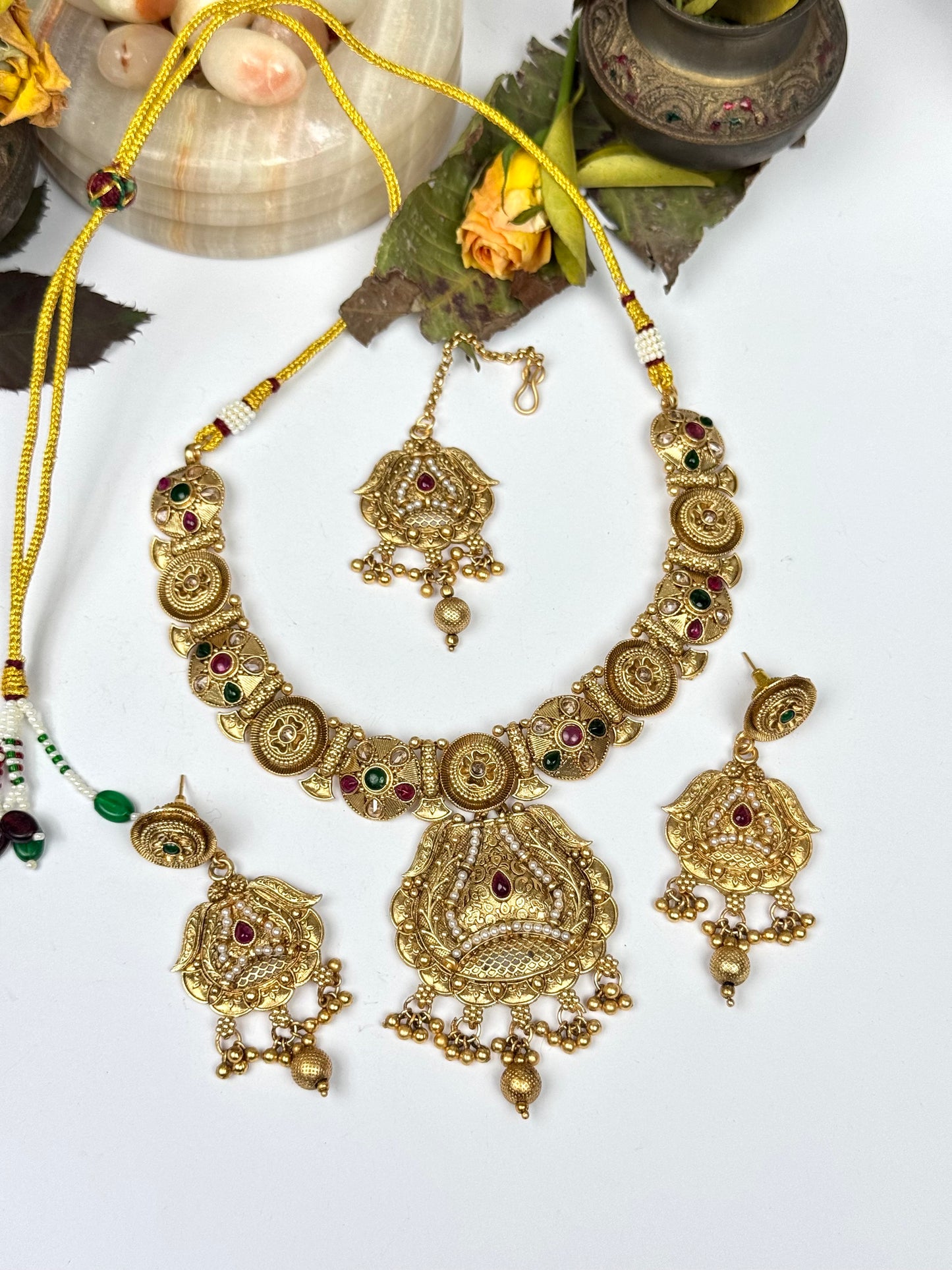 Rajwadi Necklace set