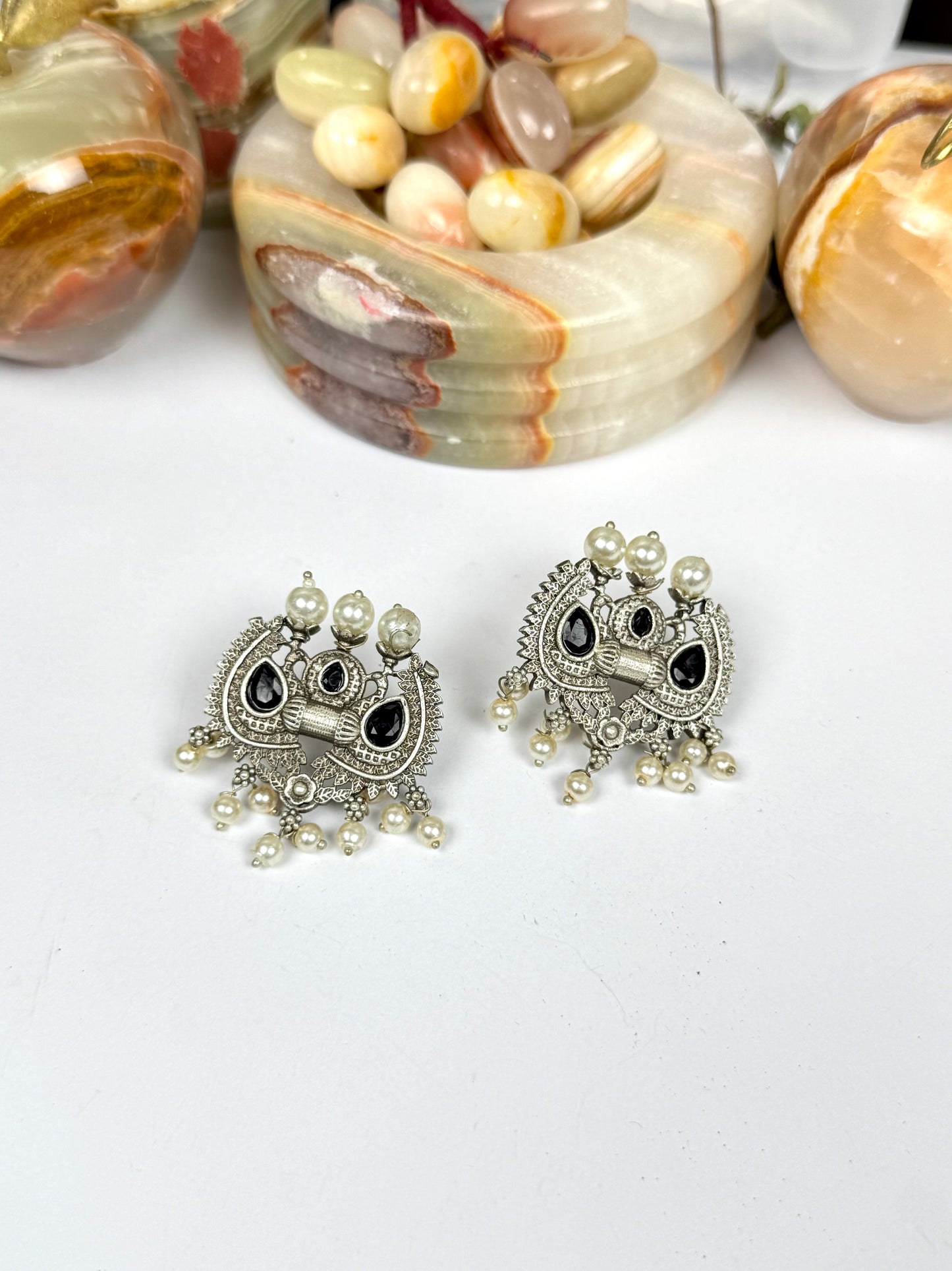 Premium Brass made Oxidised Earrings