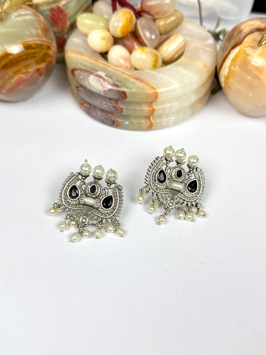 Premium Brass made Oxidised Earrings