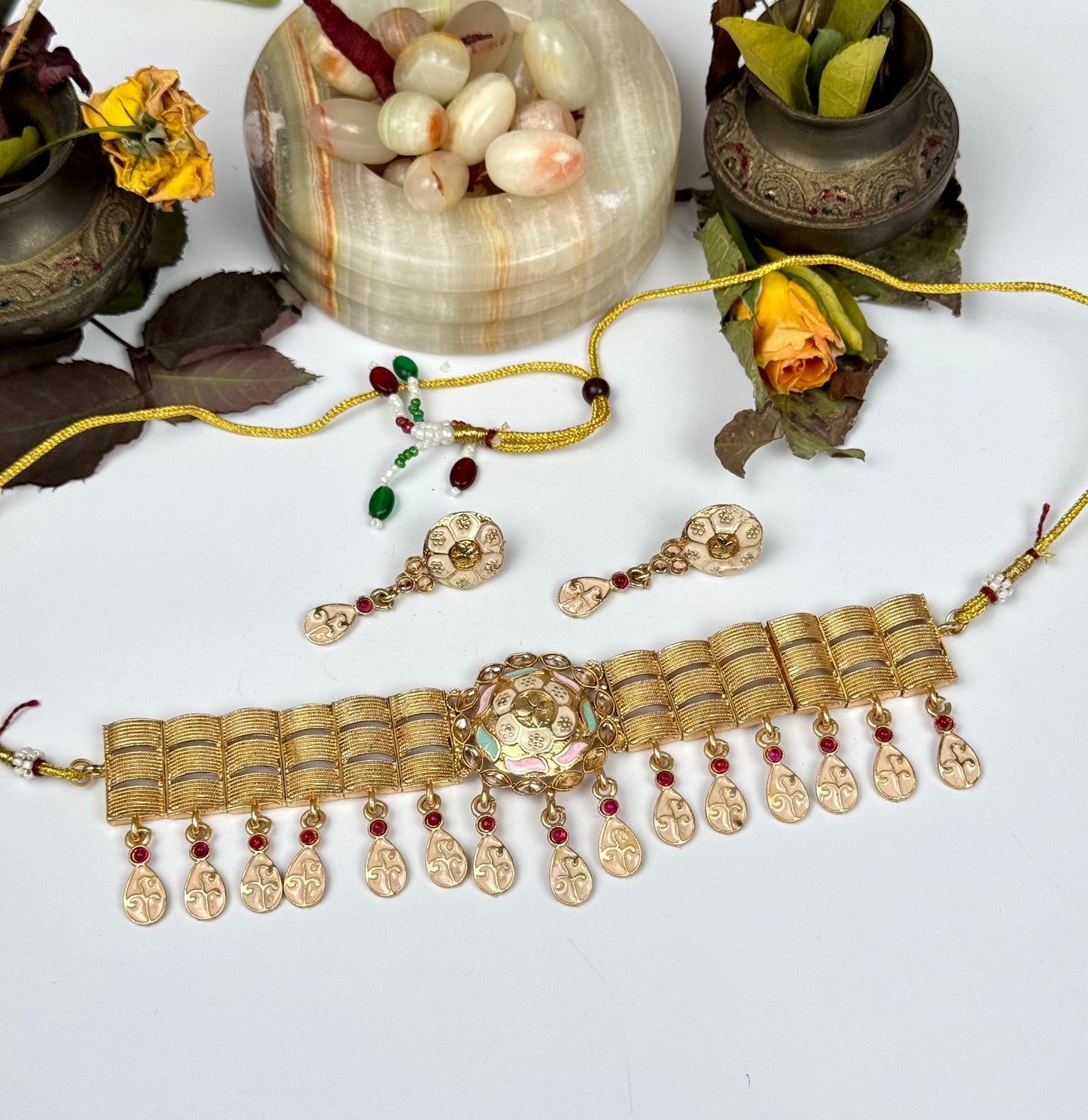Rajwadi Kainat Choker set