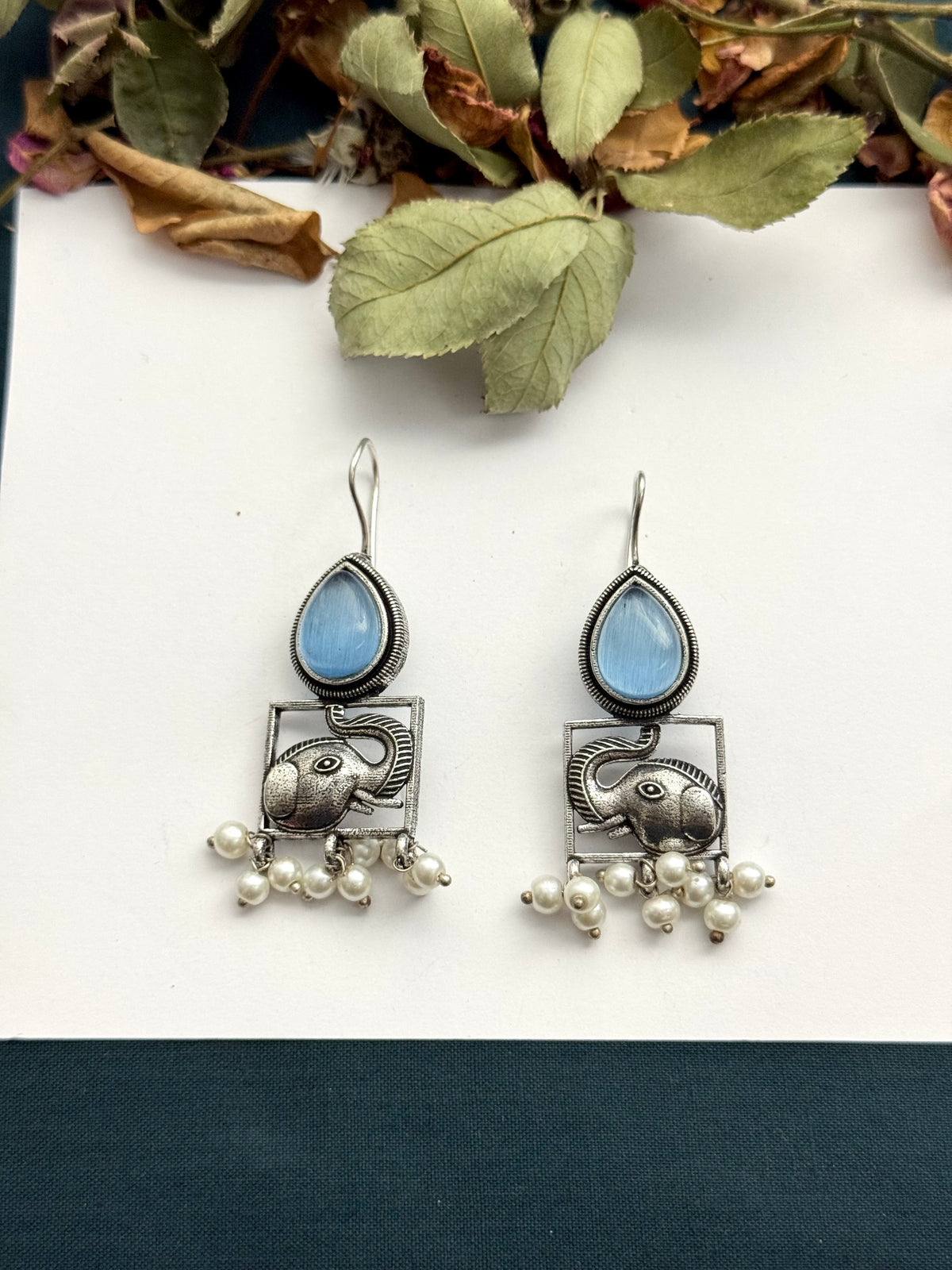 Premium brass made Oxidised Earrings