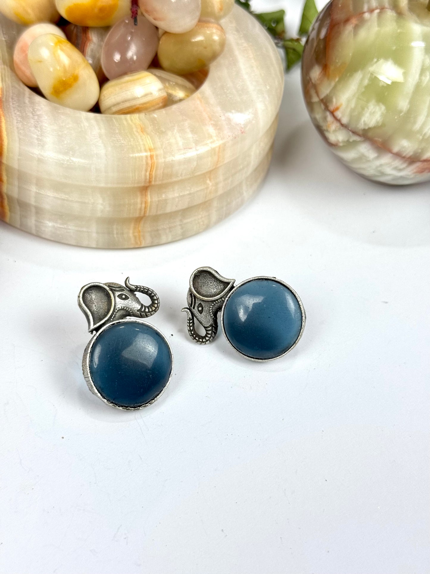 Premium Oxidised Brass Made Earrings