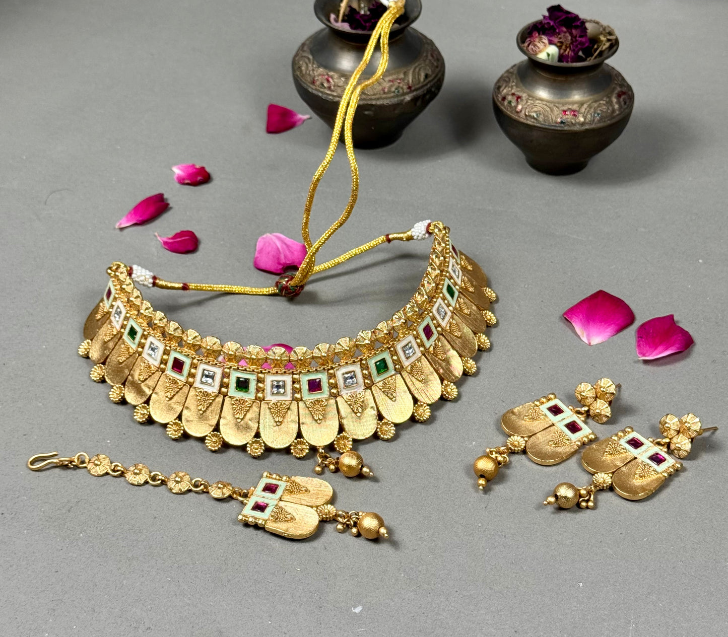 Rajwadi Choker set