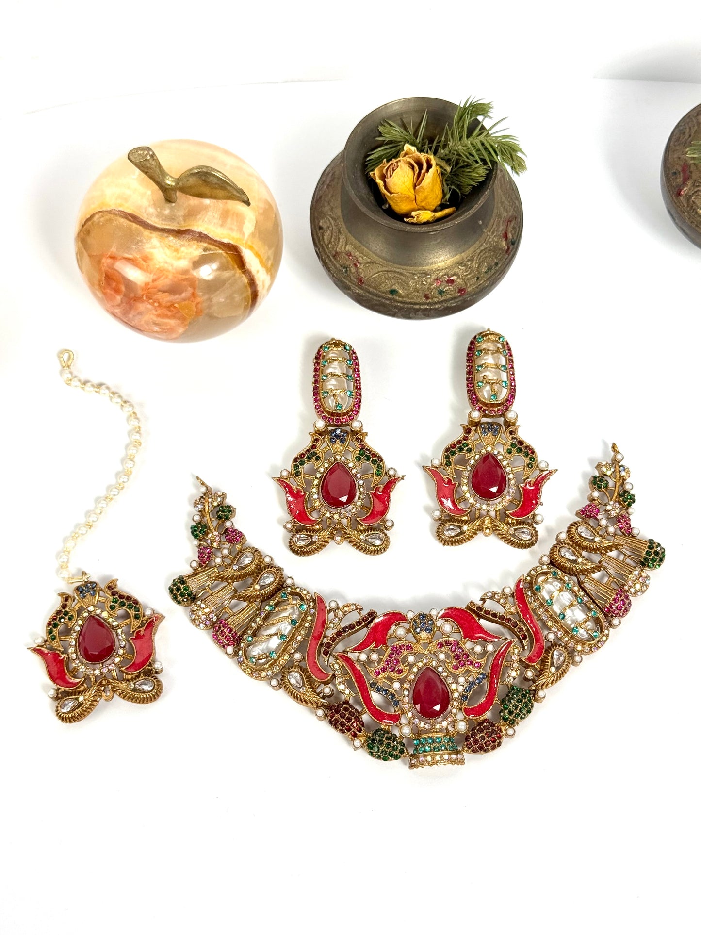 Turkish Mahnoor Necklace set