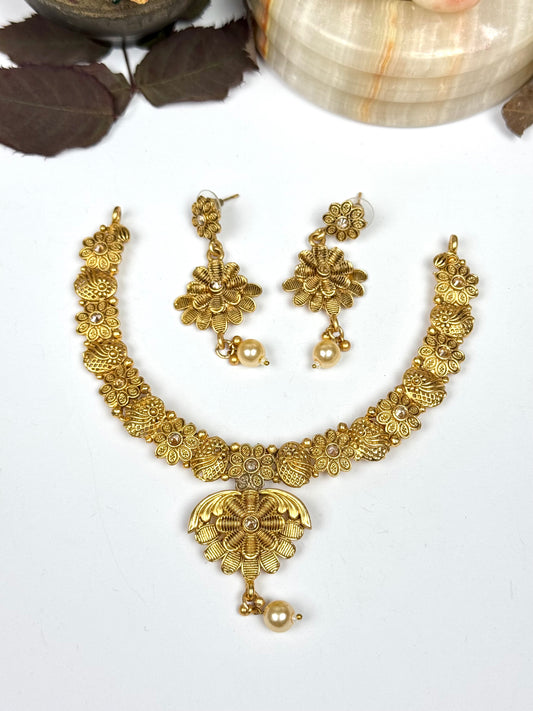 Rajwadi Kashish Necklace set