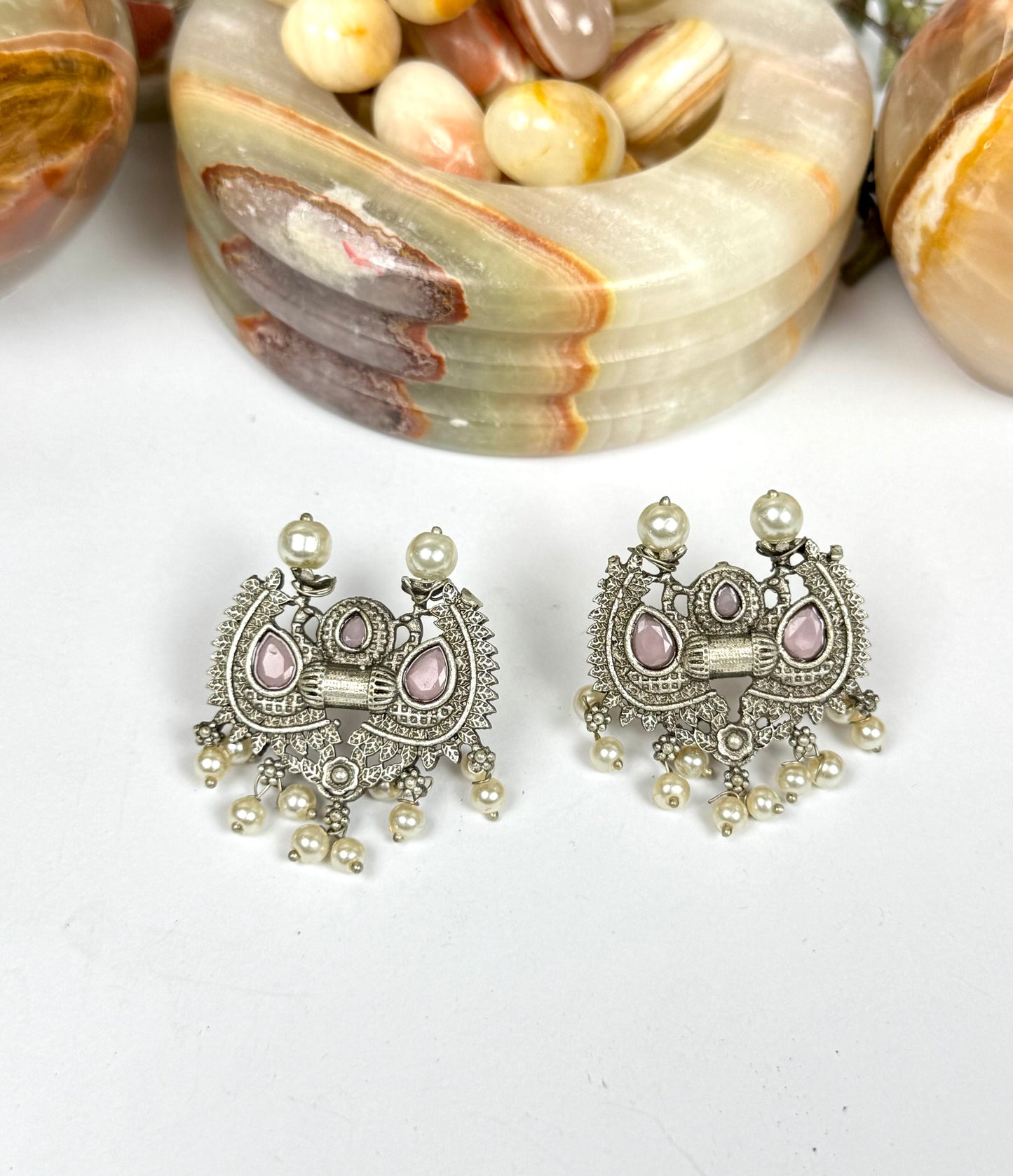 Premium Brass made Oxidised Earrings