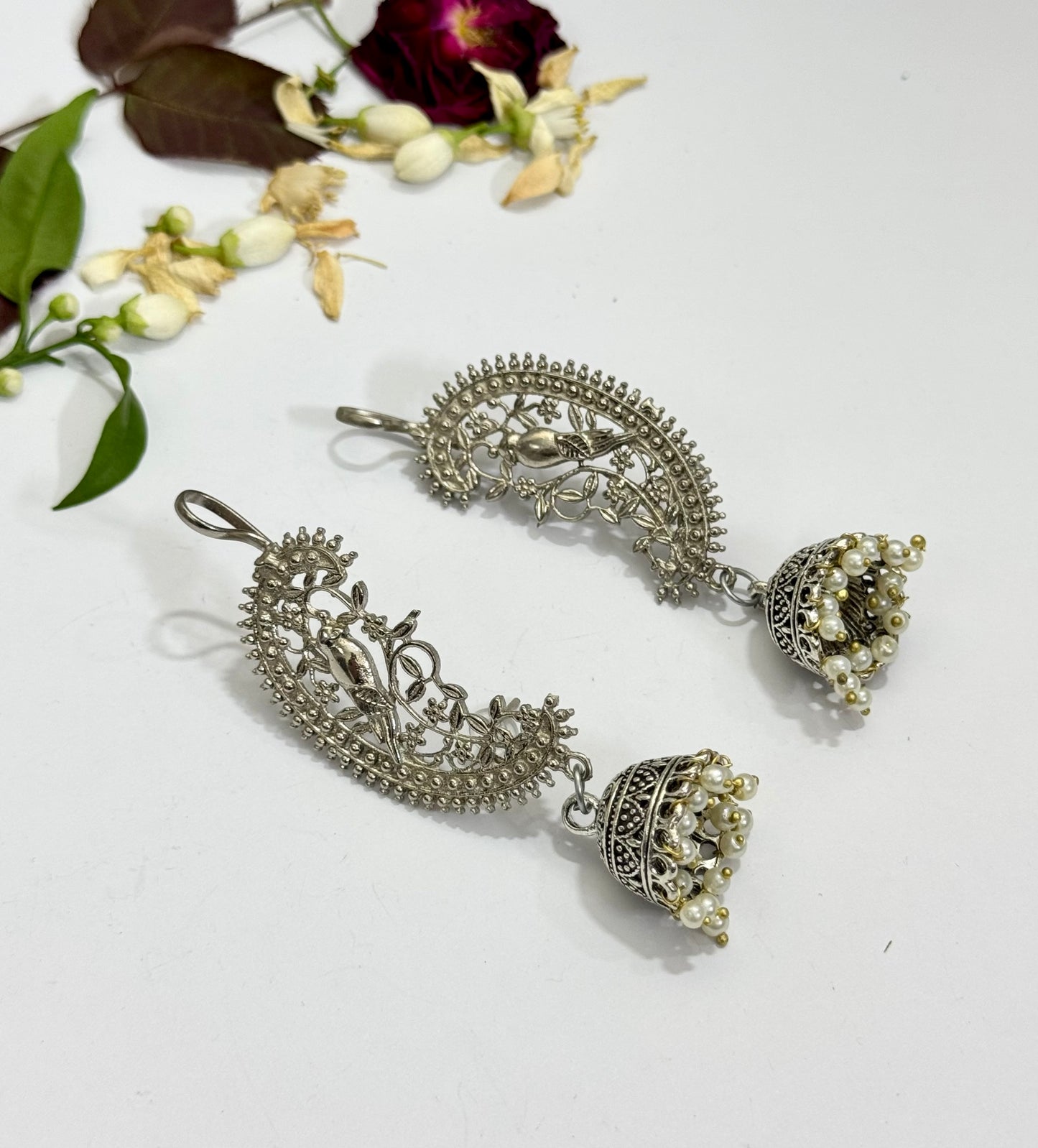 Tribal Kashmala Earcufs Jhumka