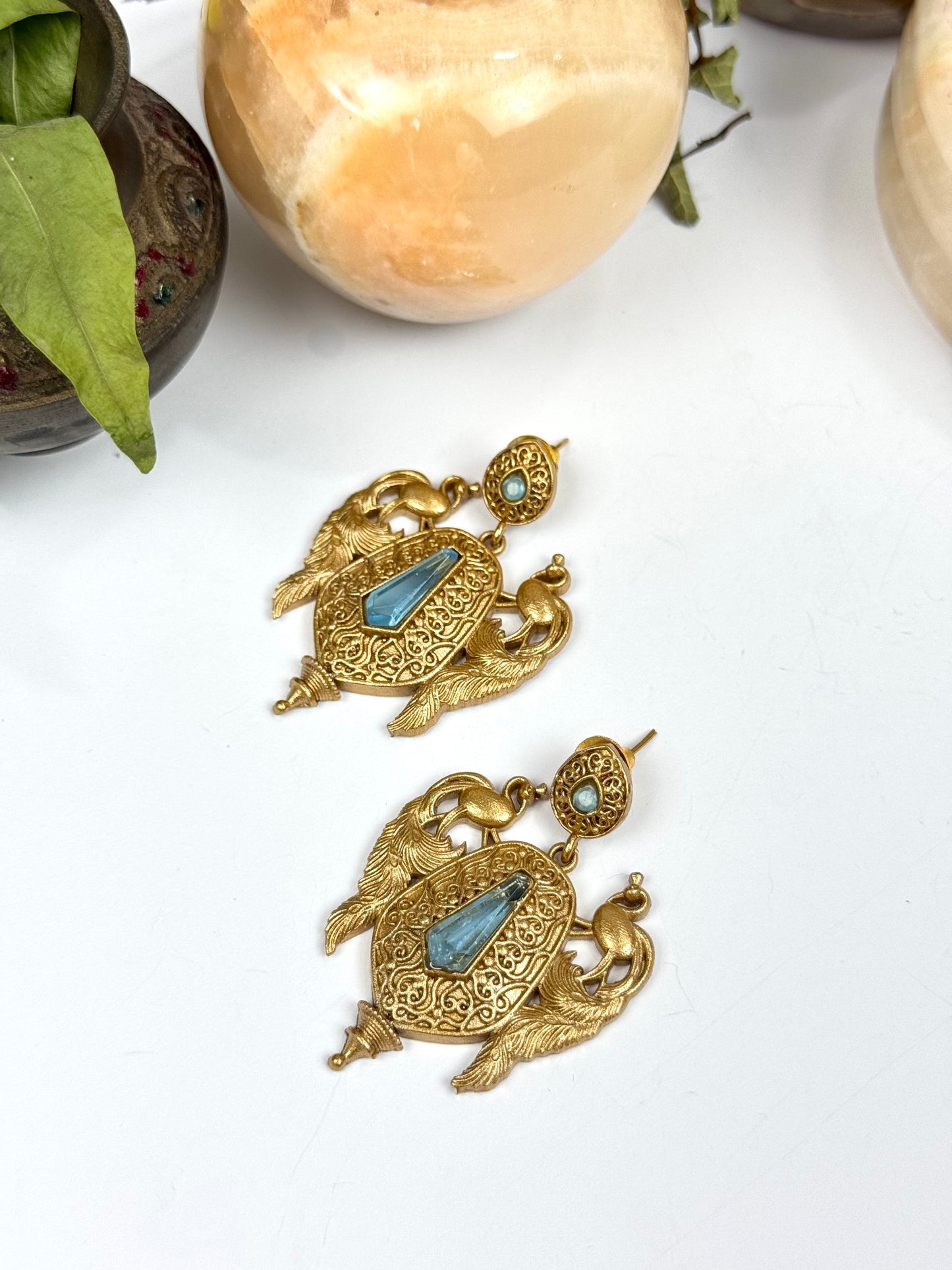 Premium Brass made oxidised Earrings