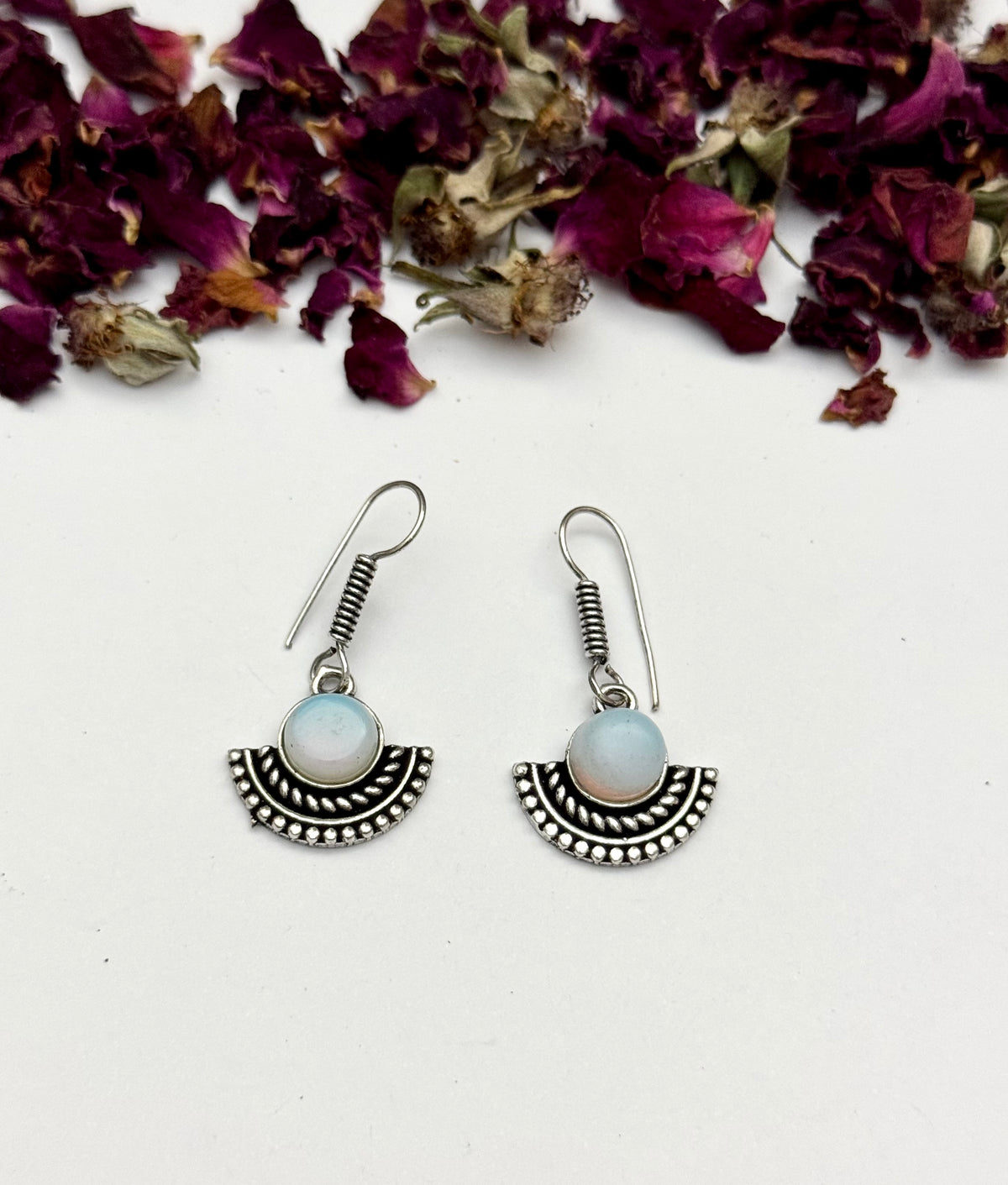 Premium Brass made Oxidised Mini Earrings