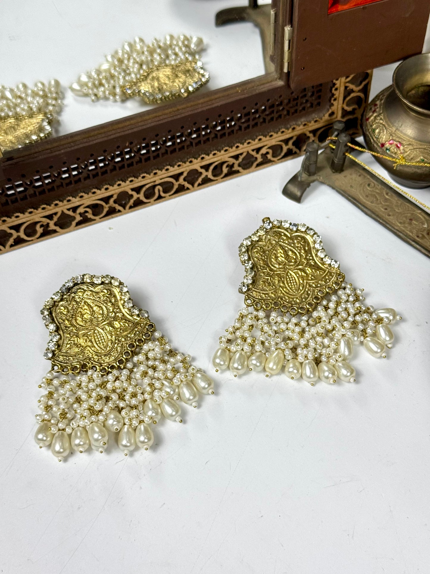 Tribal Dilruba Earrings