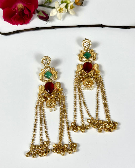 Kasmiri Brass Made Premium Earrings